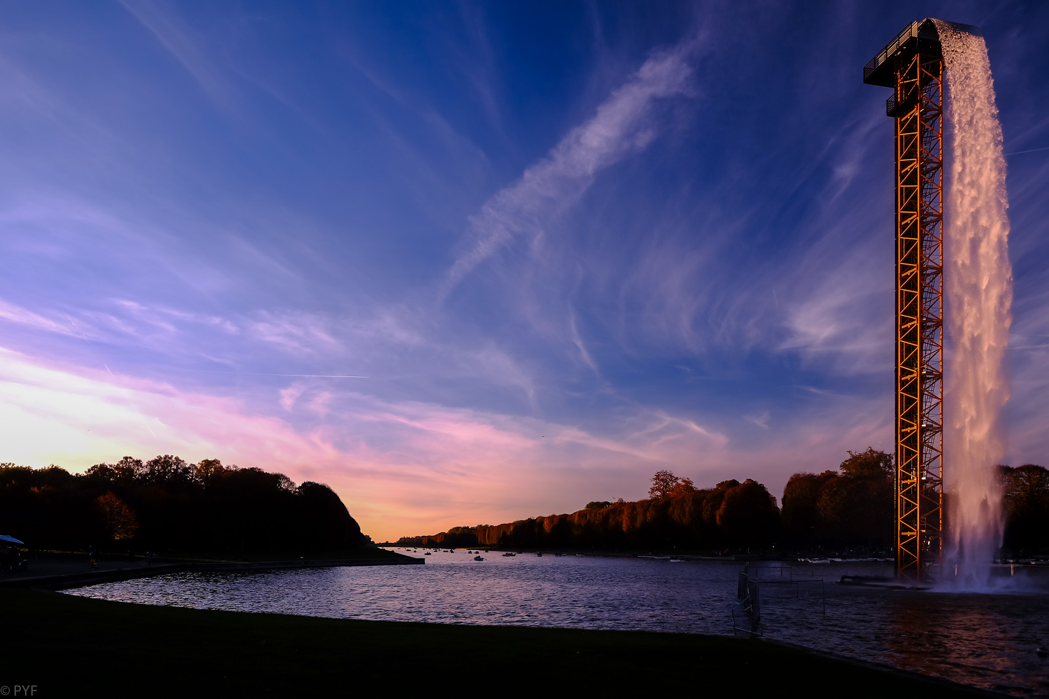 Fujifilm X-M1 + Fujifilm XF 14mm F2.8 R sample photo. Sunset in versailles photography