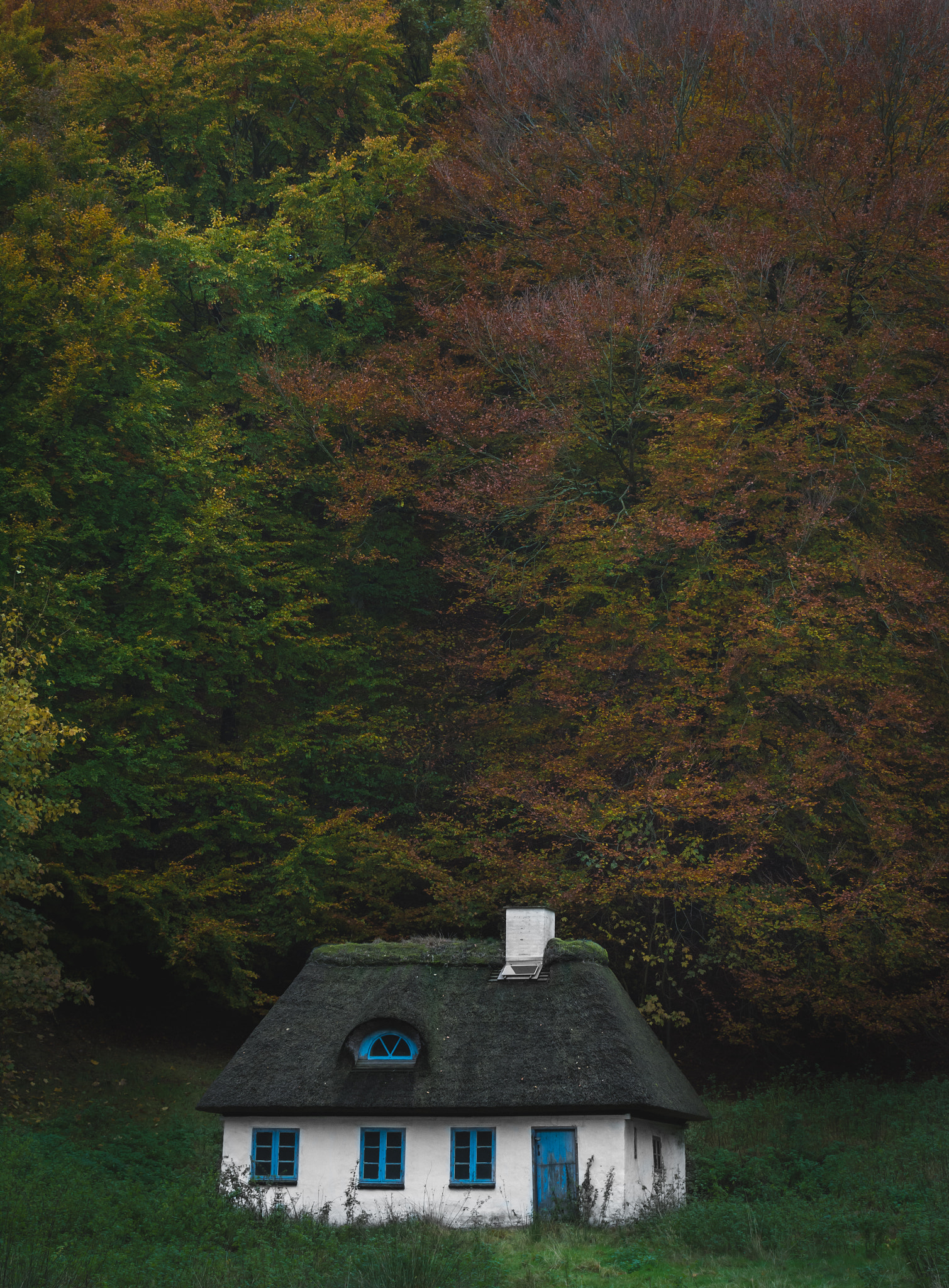 Nikon AF-S Nikkor 70-200mm F4G ED VR sample photo. The lodge in autumn photography