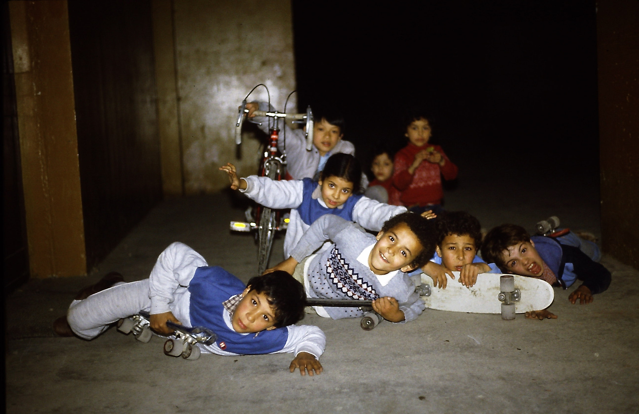 Syntek USB Camera sample photo. Early 80's skater child photography