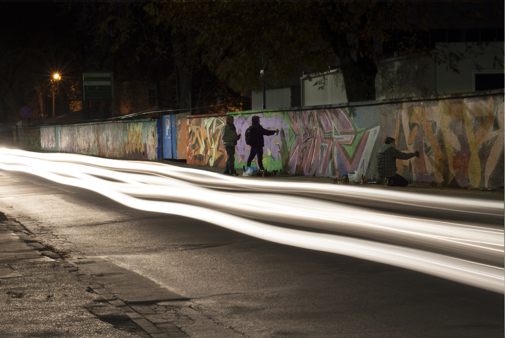 Canon EOS 50D sample photo. Graffiti-in-car-light.jpg photography