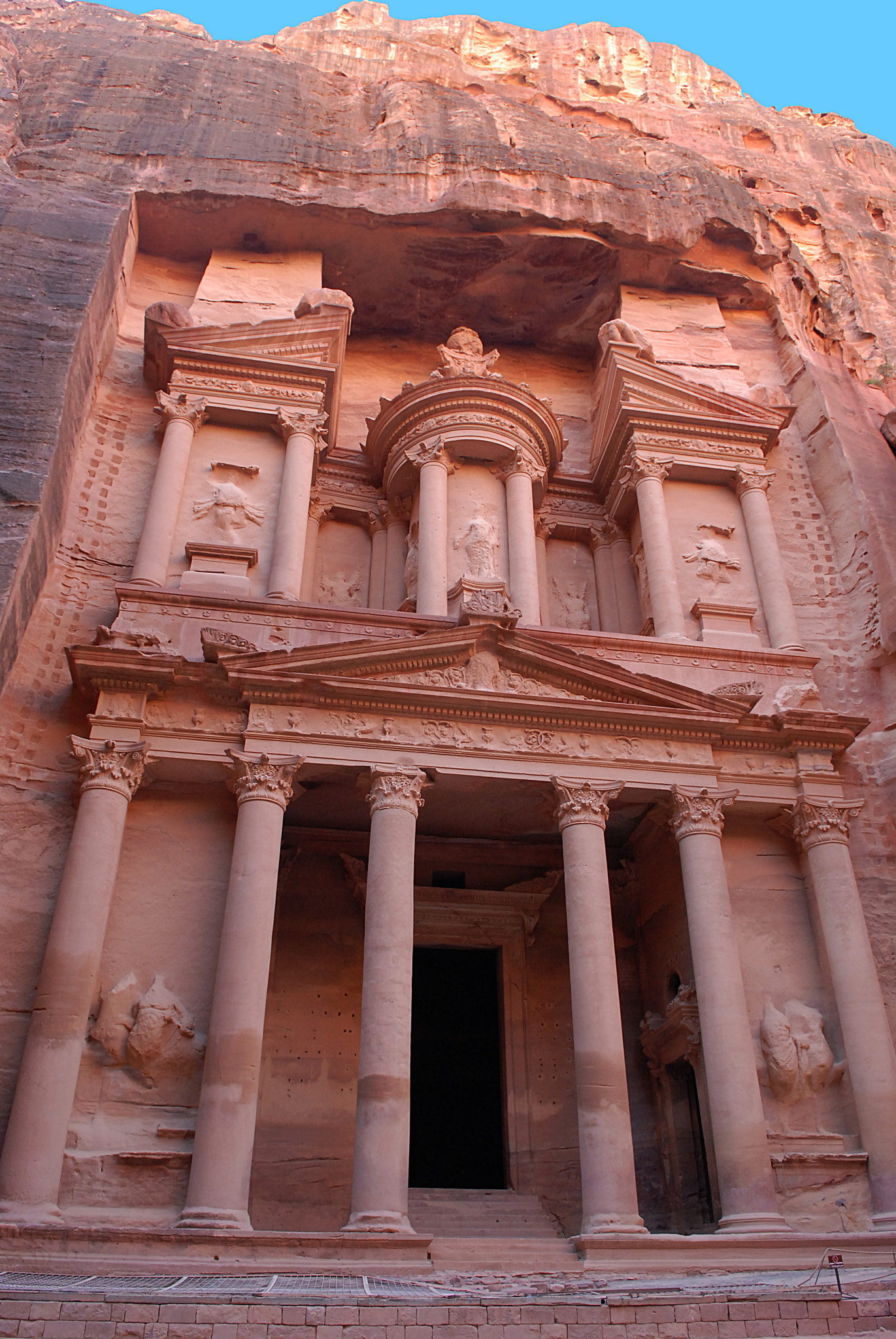 Nikon D200 sample photo. Petra.   el khazneh. photography