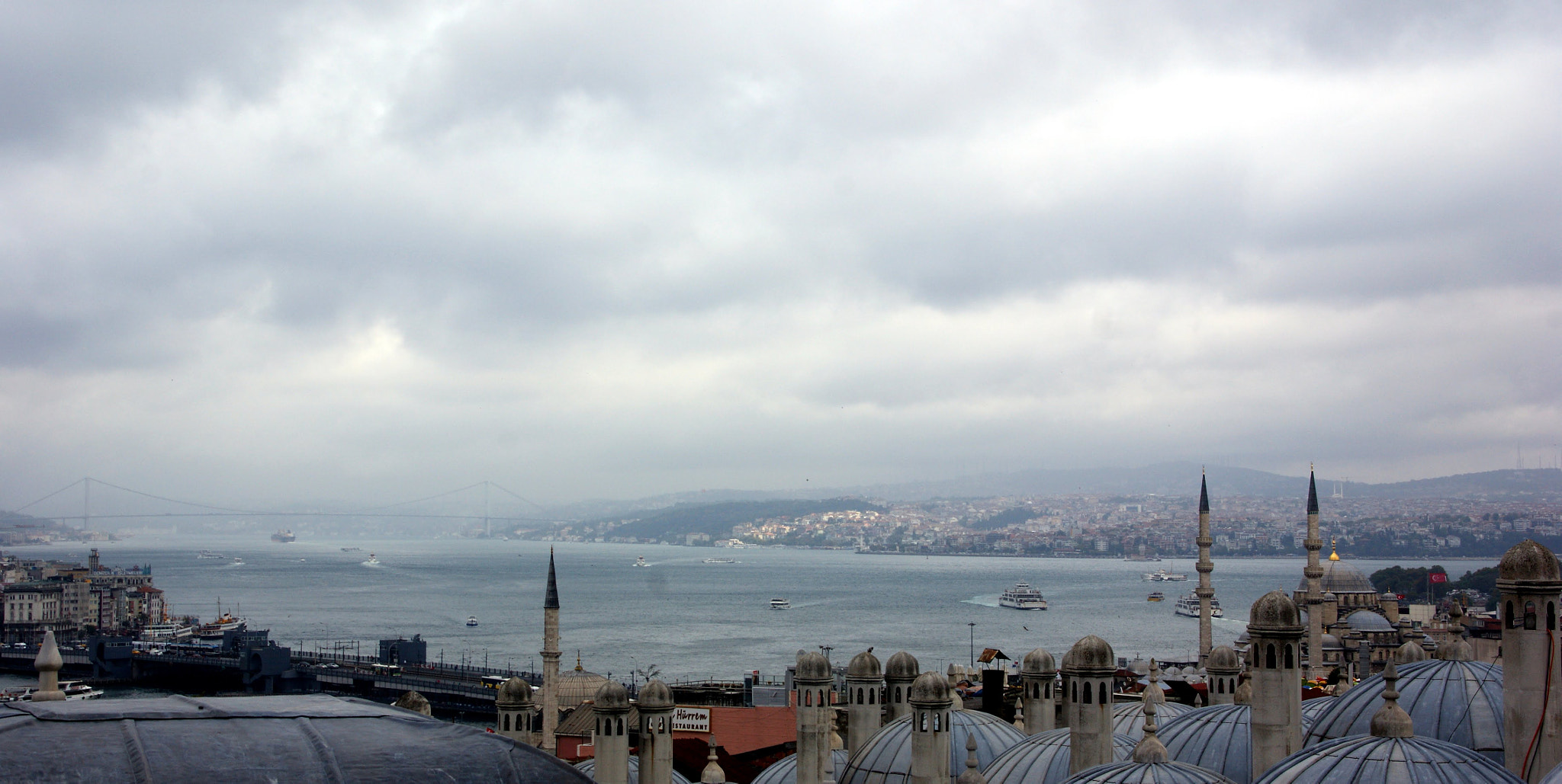 Sony Alpha DSLR-A350 sample photo. Asia in the mist, view from süleymaniye mosque, istanbul/ turkey photography