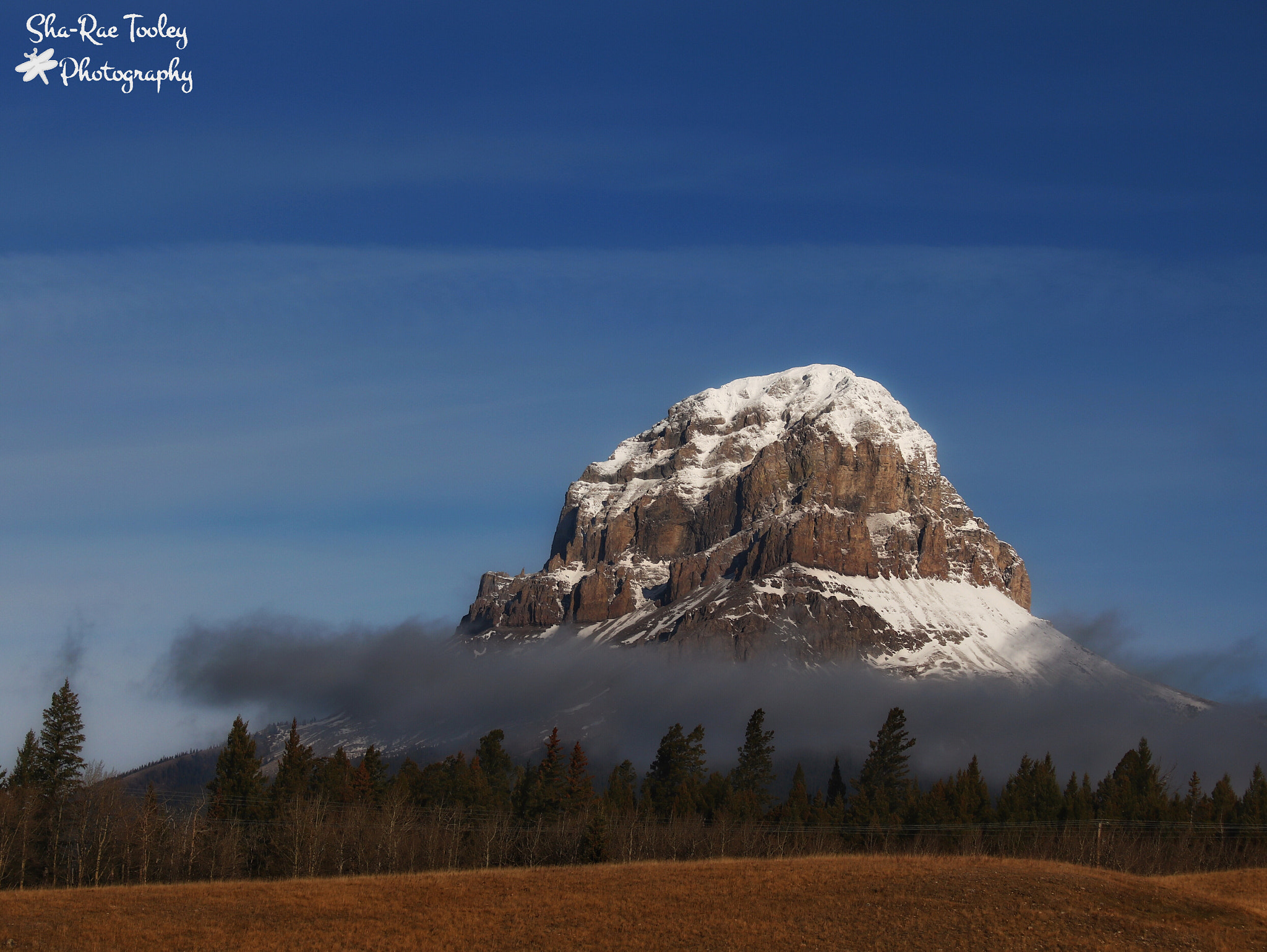 Canon EF 70-300mm F4-5.6 IS USM sample photo. Crowsnest mountain photography
