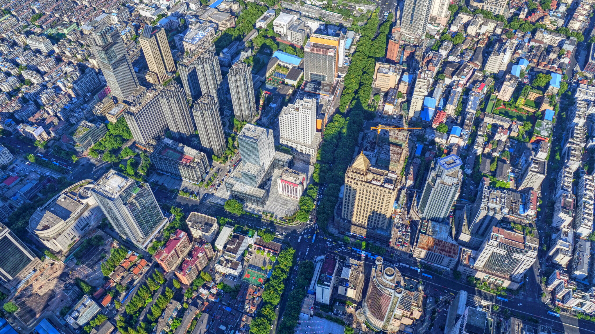 DJI FC550 sample photo. Nanjing-xinjiekou photography