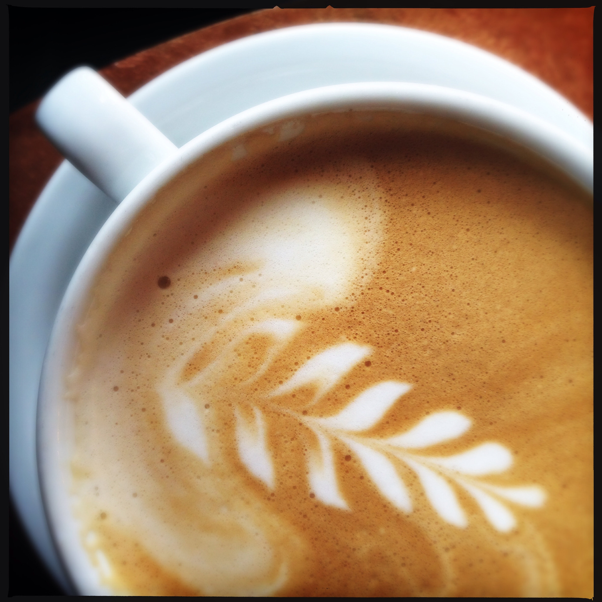 Hipstamatic 274 sample photo. Latte art. #taz d' orro highland park, pittsburgh pa usa photography