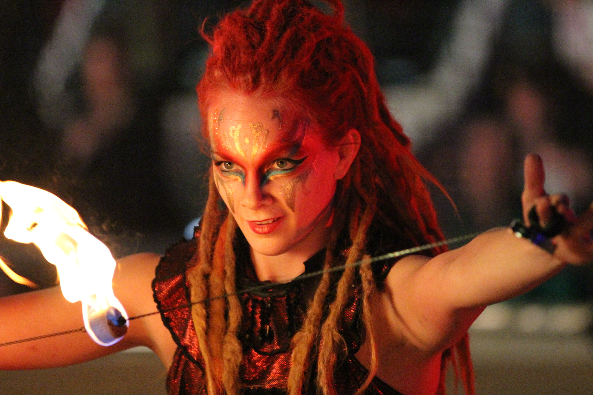 Canon EF 70-200mm F2.8L IS II USM sample photo. Fire and me photography
