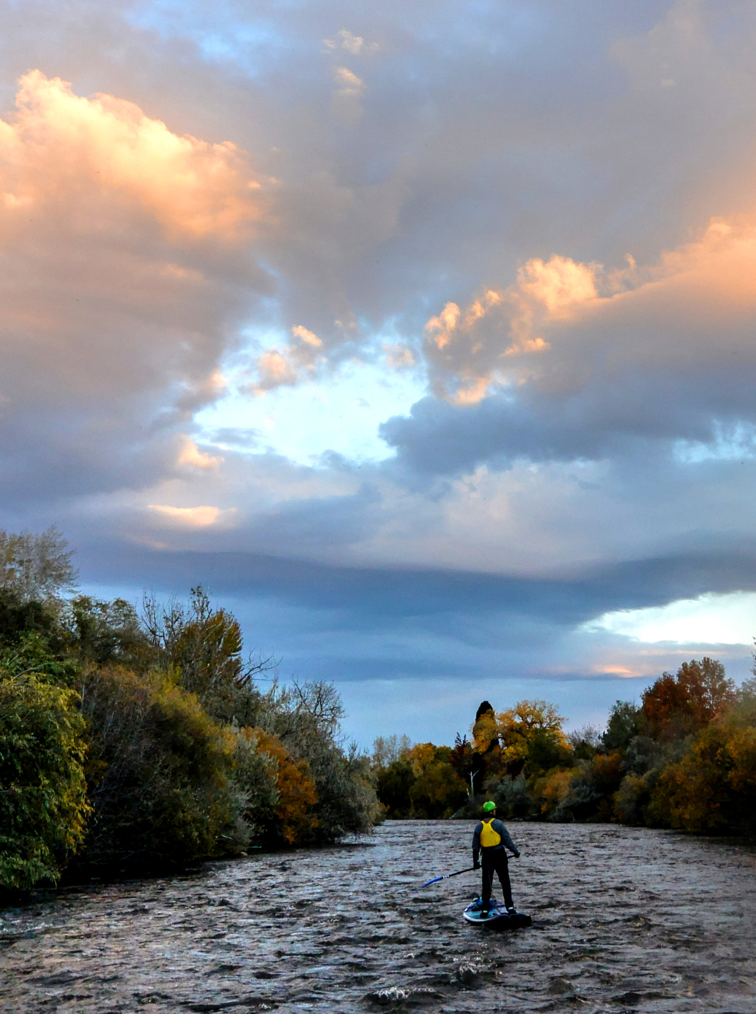 Nikon 1 AW1 sample photo. Fall paddle photography