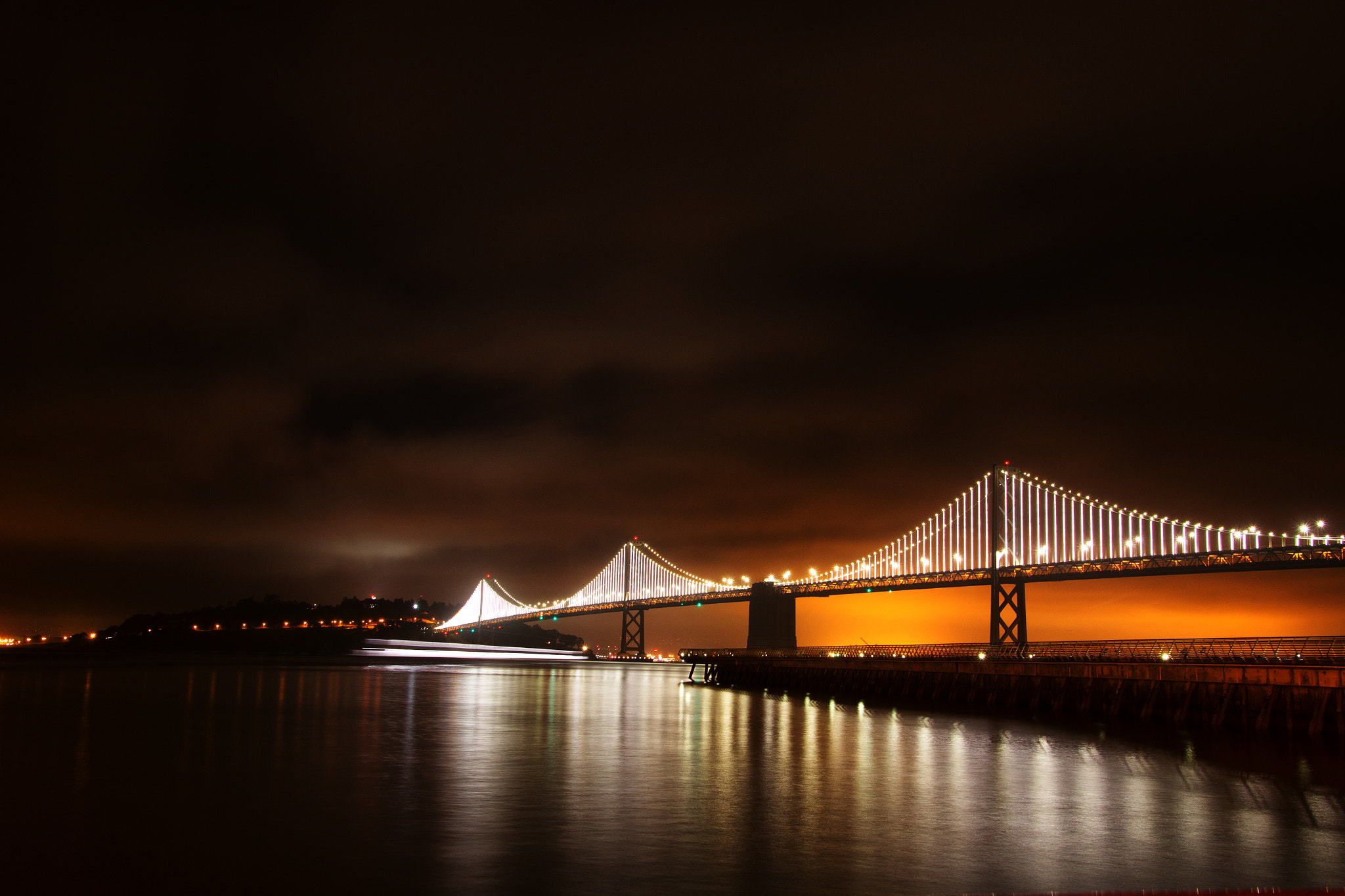 Canon EOS 100D (EOS Rebel SL1 / EOS Kiss X7) sample photo. Bay bridge photography