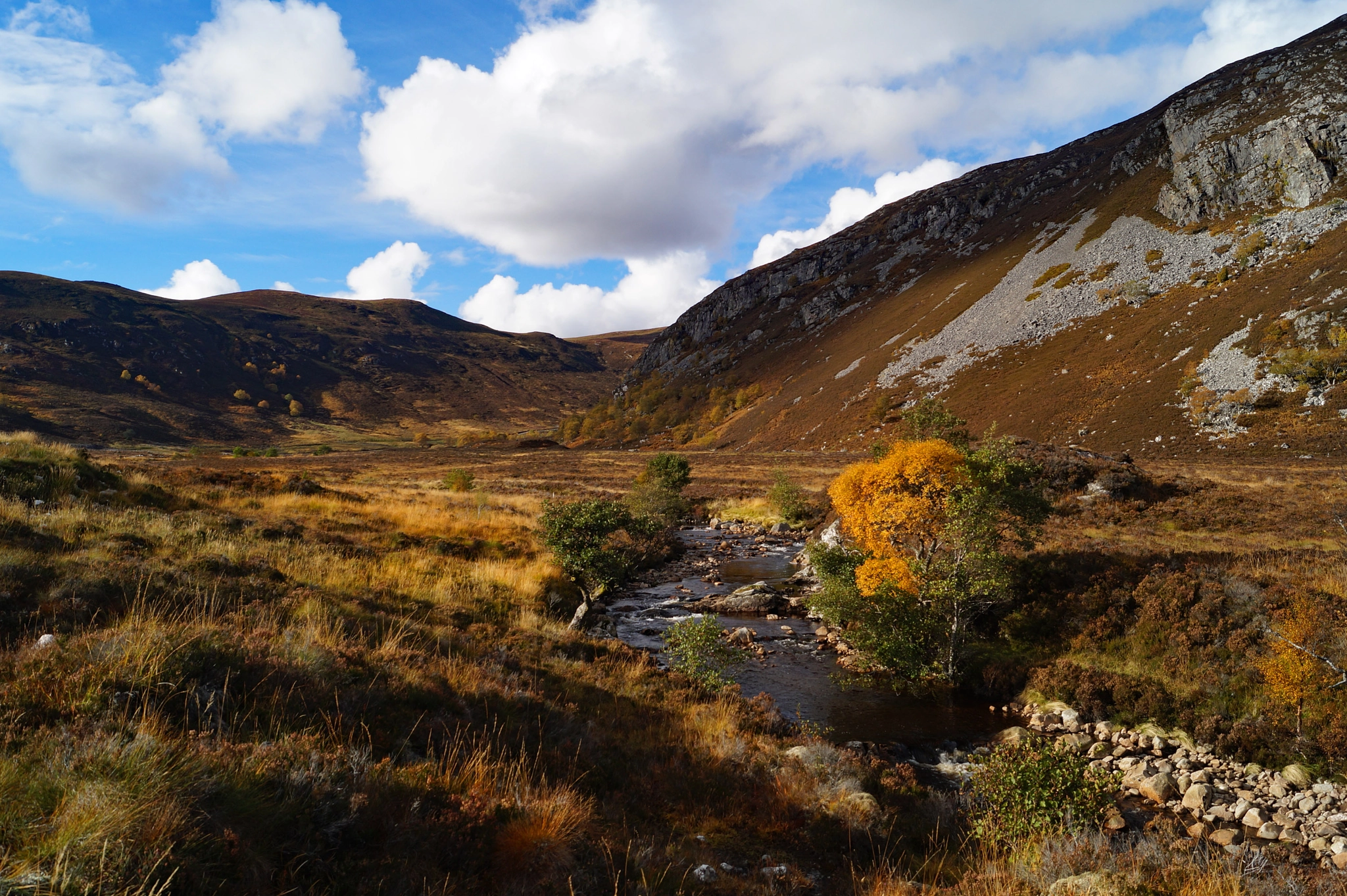 Sony DT 18-55mm F3.5-5.6 SAM II sample photo. Abhainn beinn nan eun, wyvis, scottish highlands photography