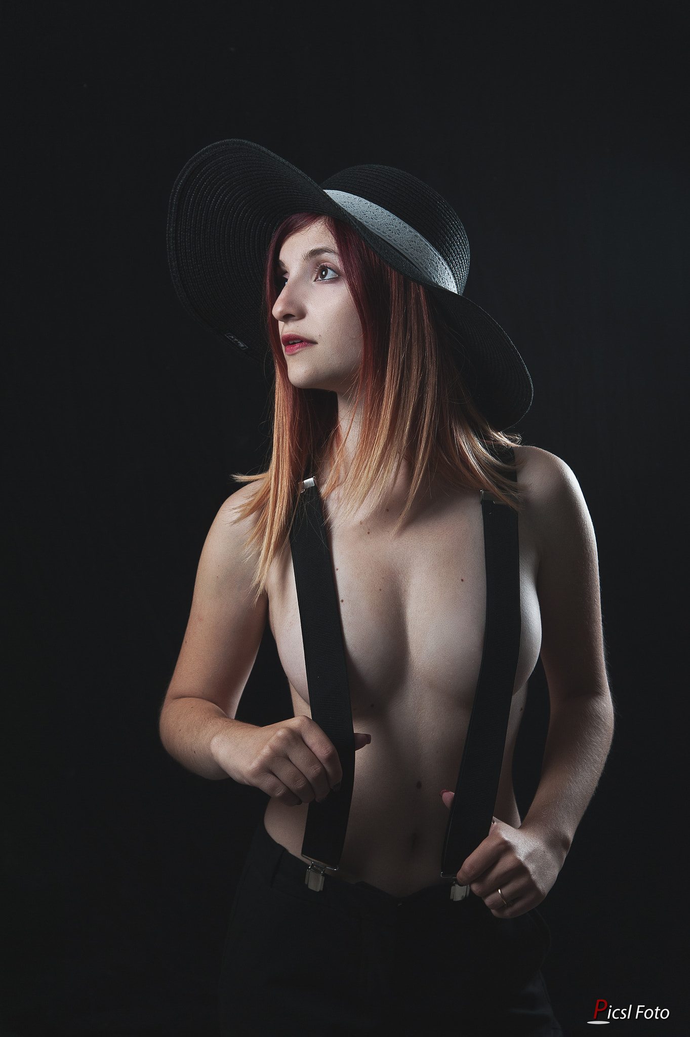 Nikon D700 sample photo. Hat and suspenders photography