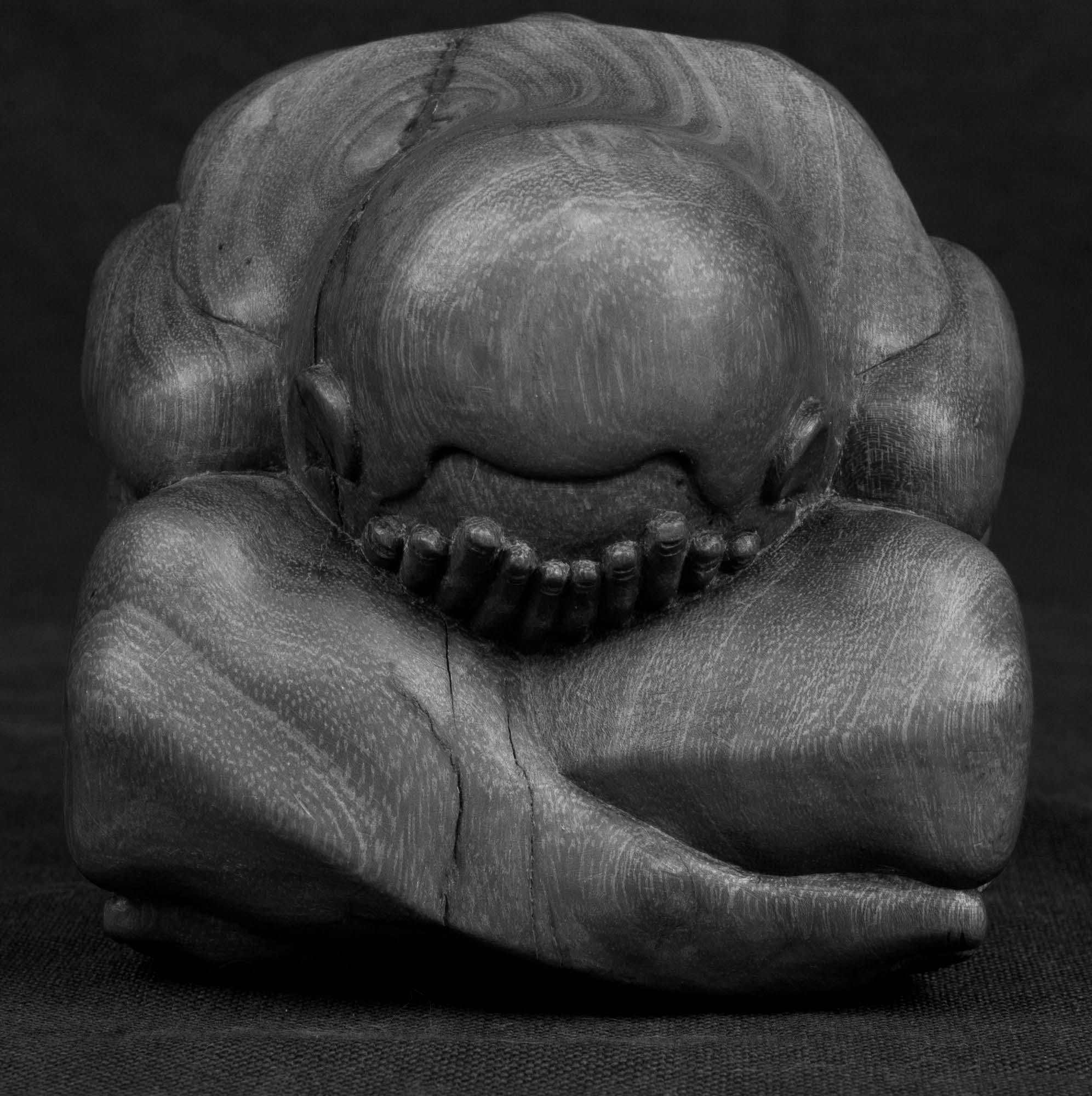 Sigma 17-70mm F2.8-4.5 DC Macro Asp. IF sample photo. Buddha in black and white photography