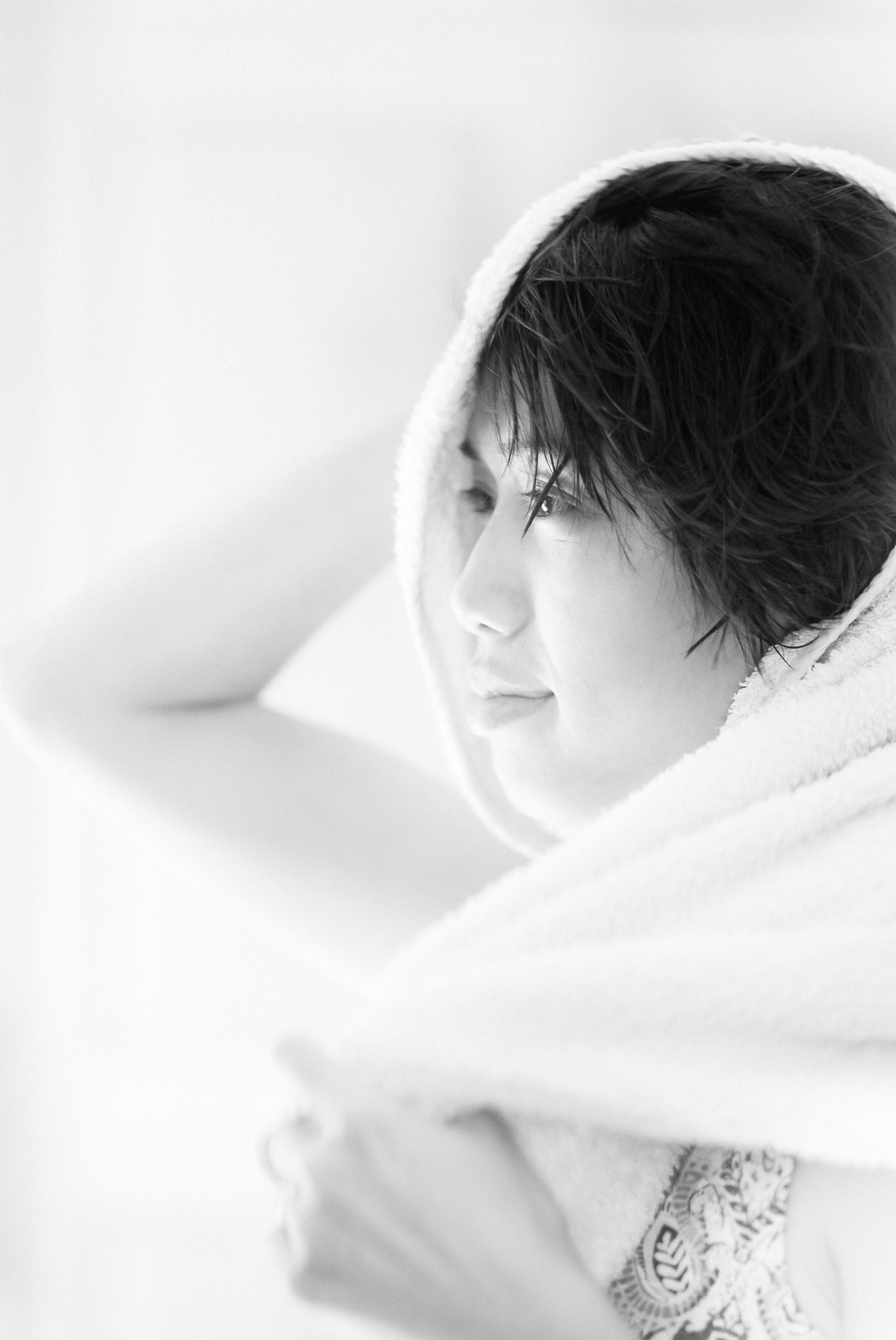 Fujifilm FinePix S2 Pro sample photo. B&w portrait photography