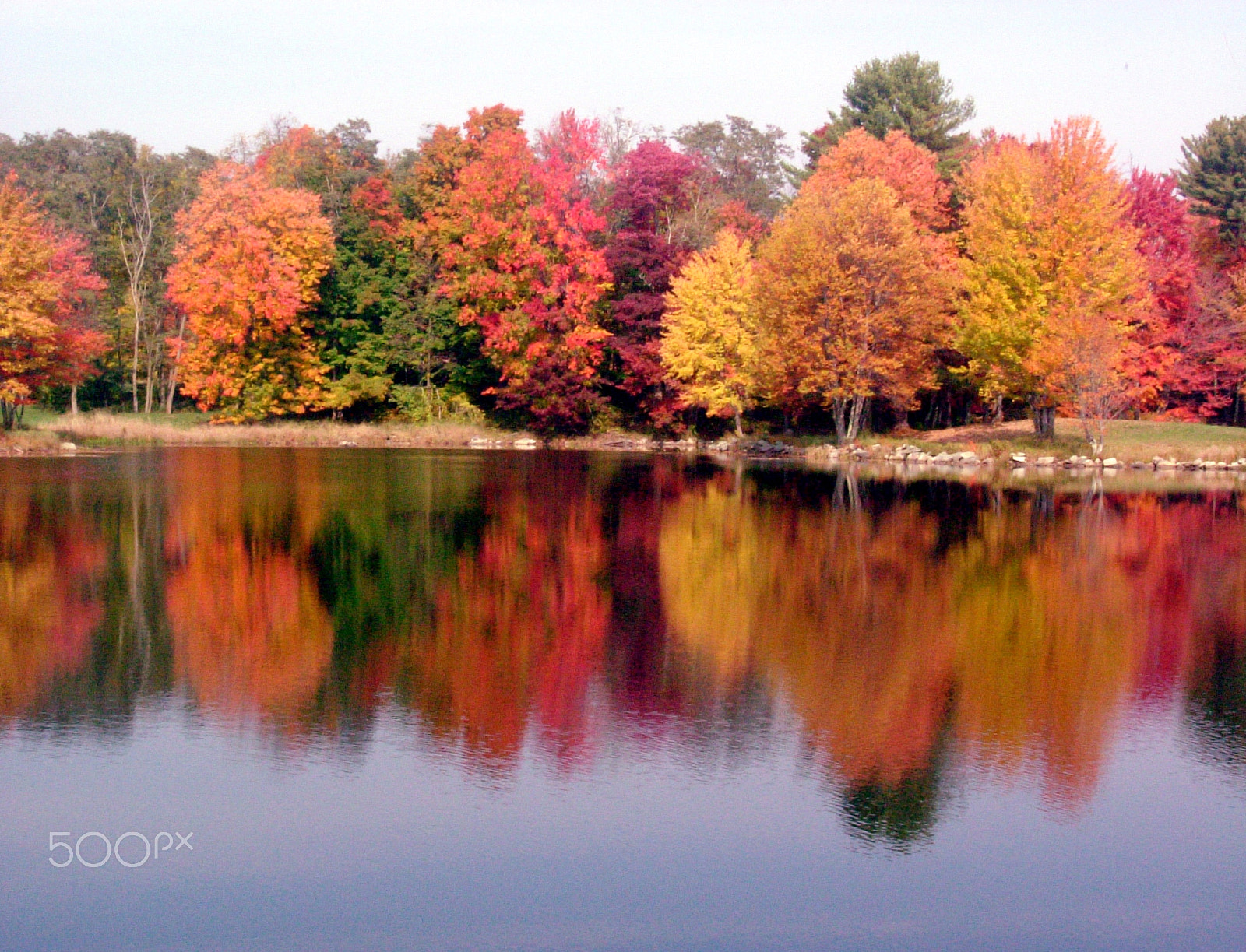 Fujifilm FinePix F410 sample photo. New england in the fall photography