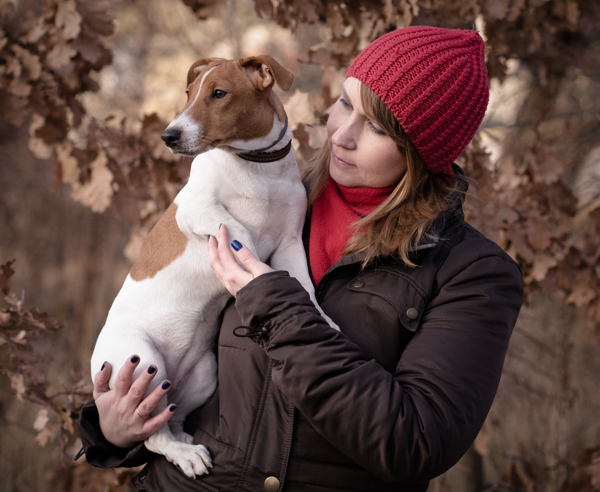 Panasonic Lumix DMC-G6 sample photo. Girl with dog photography