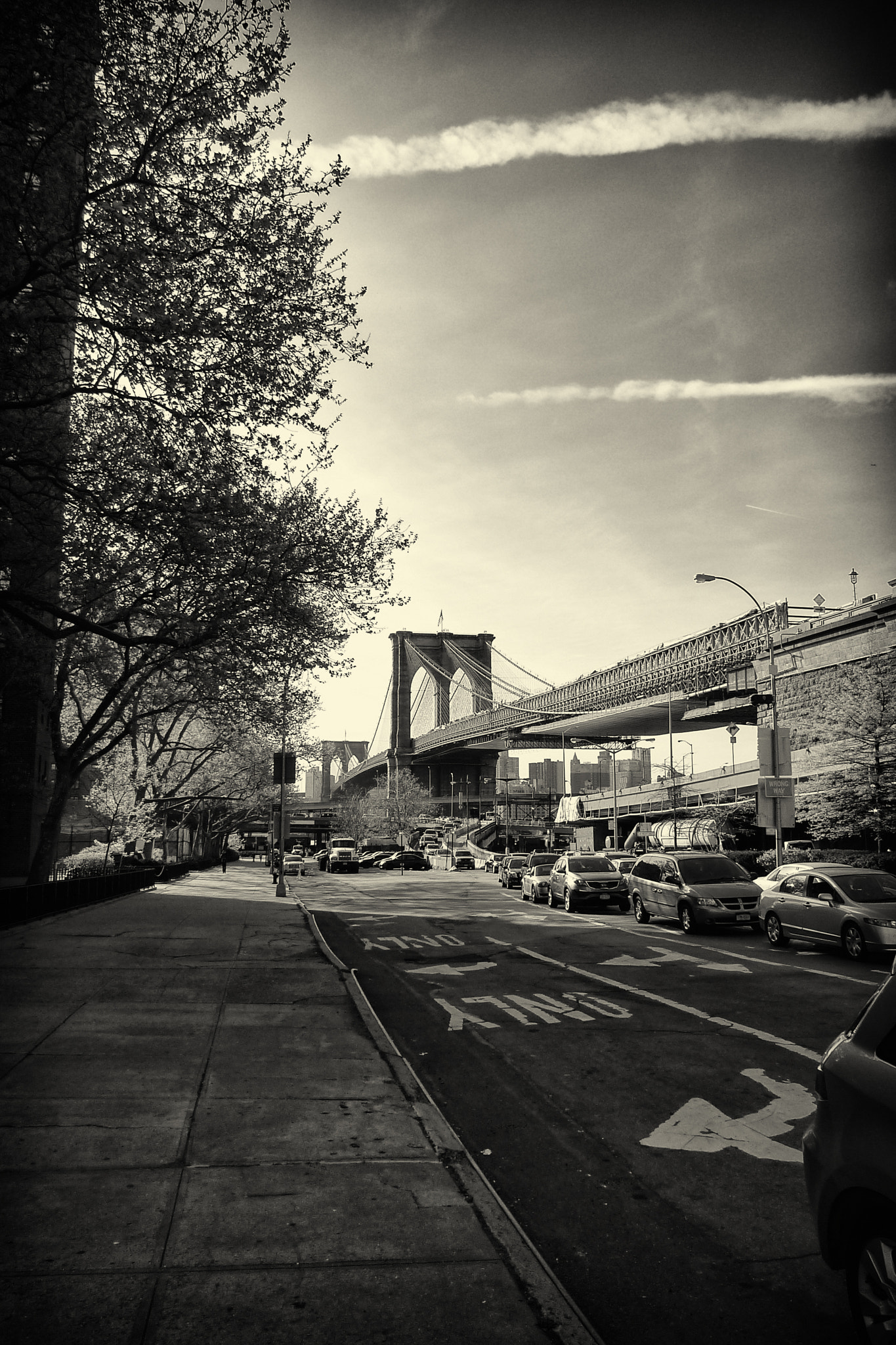 Panasonic DMC-FX60 sample photo. Brooklyn bridge photography