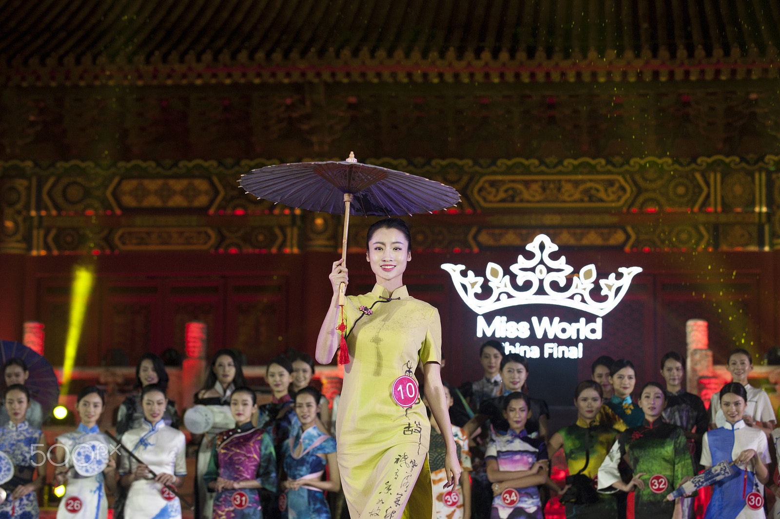 Nikon D3X sample photo. Qipao dress photography