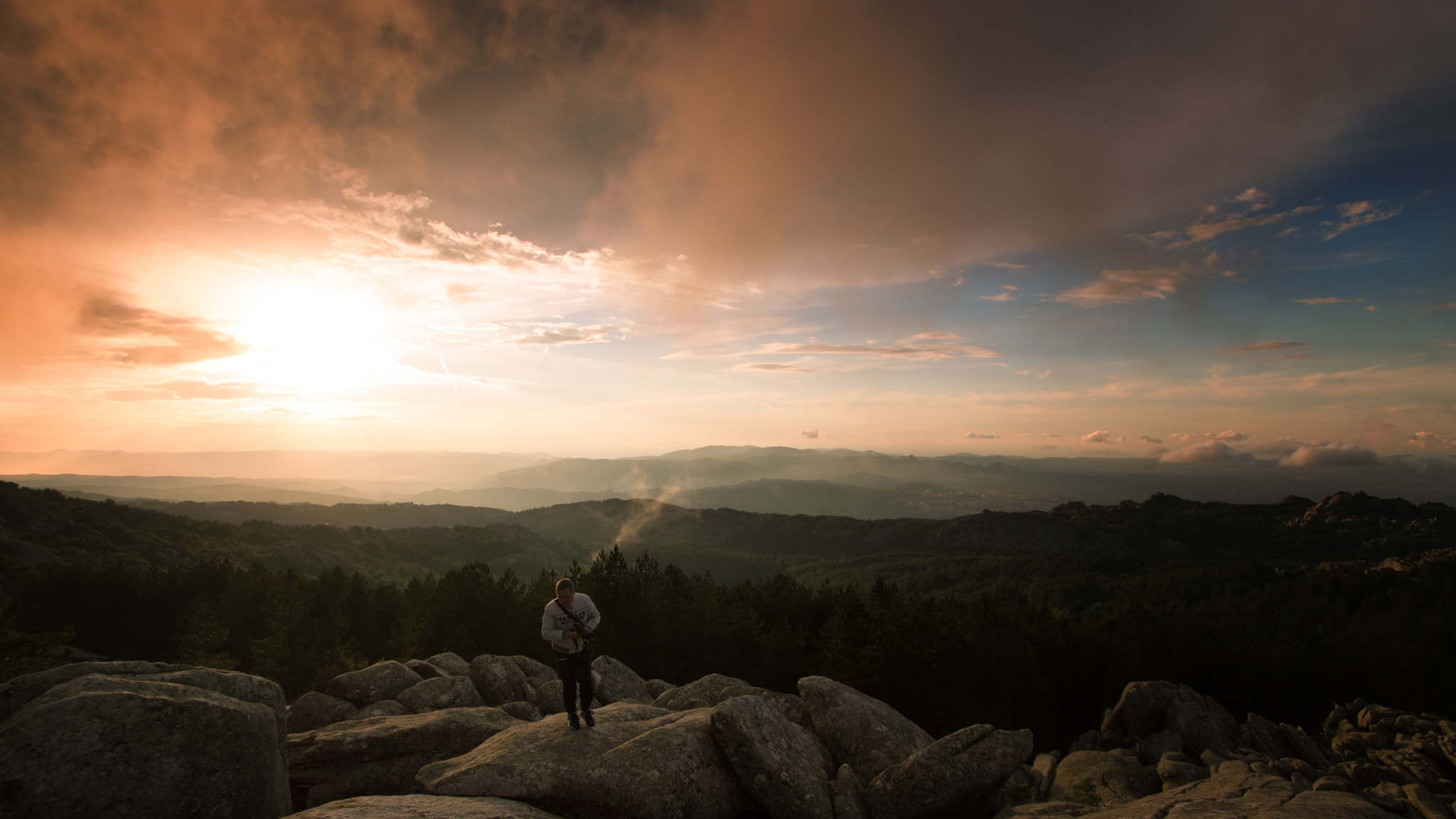 Nikon D3200 sample photo. Sunset monte limbara photography