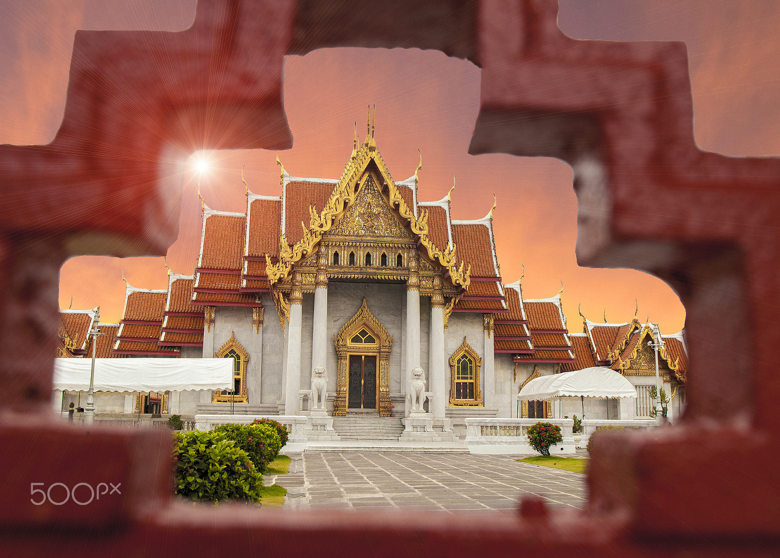 Canon EF 17-35mm f/2.8L sample photo. Temple onthailand photography