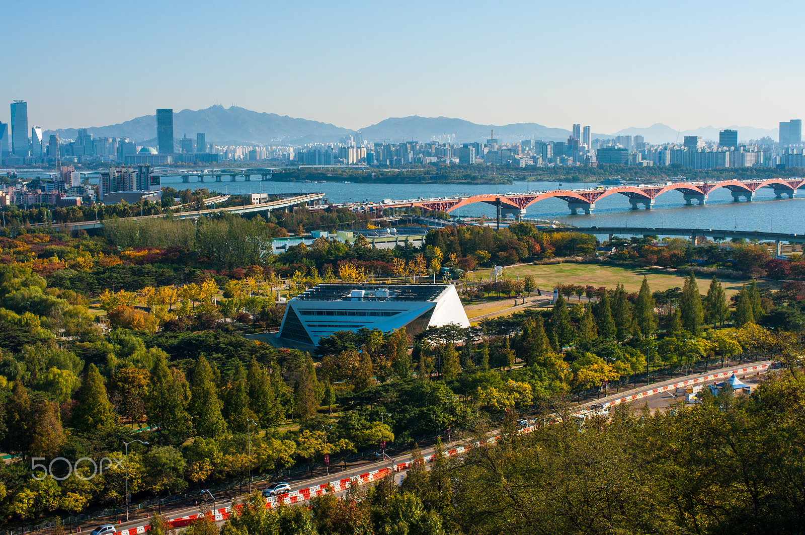 Pentax K20D sample photo. Fall in seoul. photography