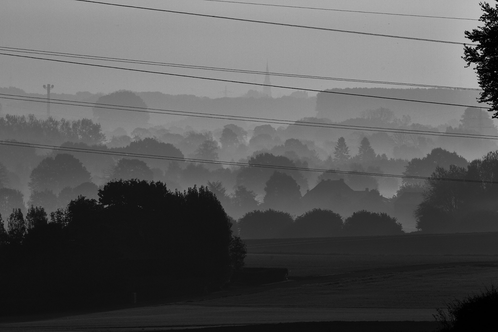 Canon EF 70-200mm F2.8L IS II USM sample photo. Misty autumn over hagenbroich photography