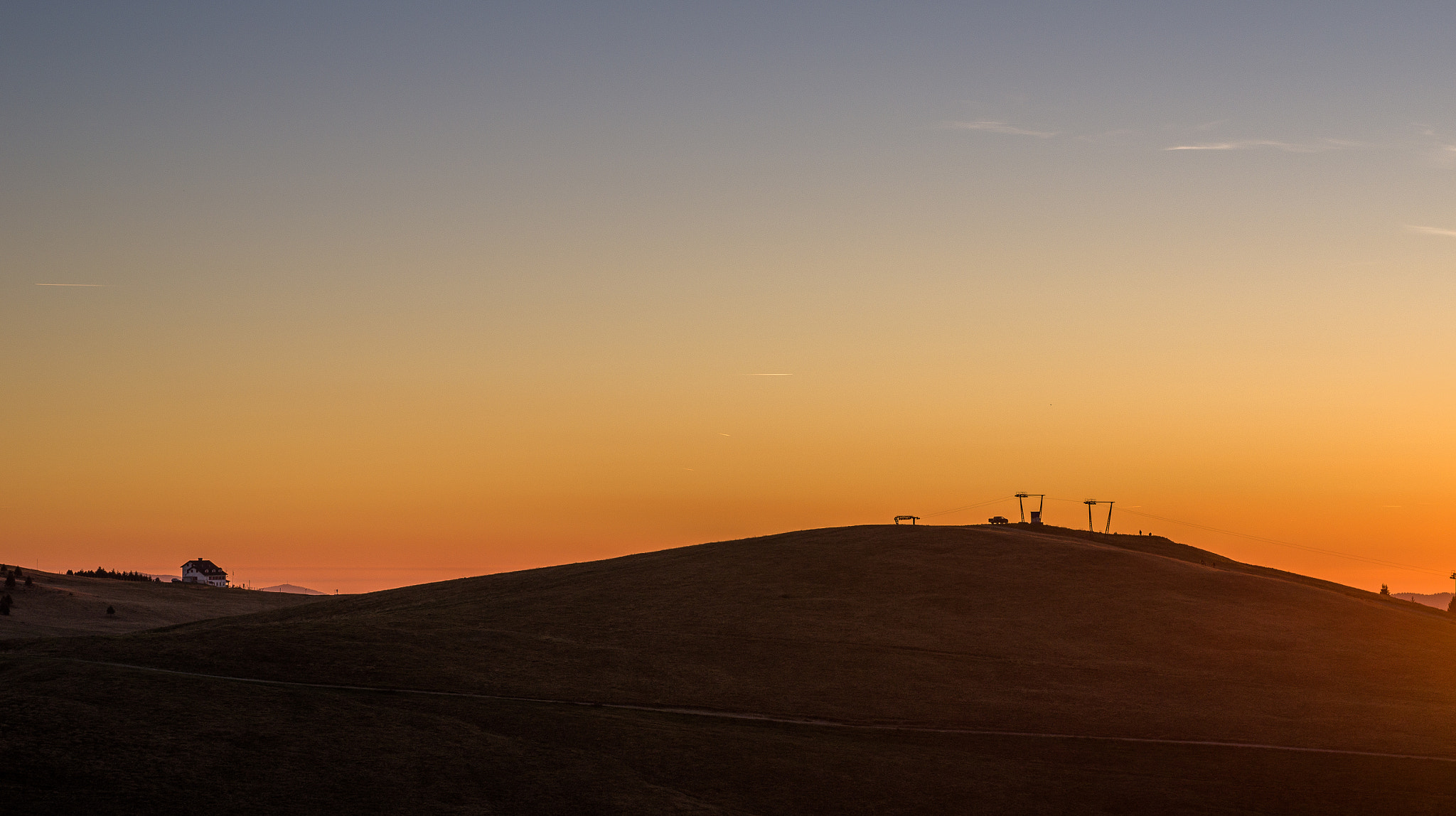 Pentax K-5 IIs sample photo. Alps sunset photography