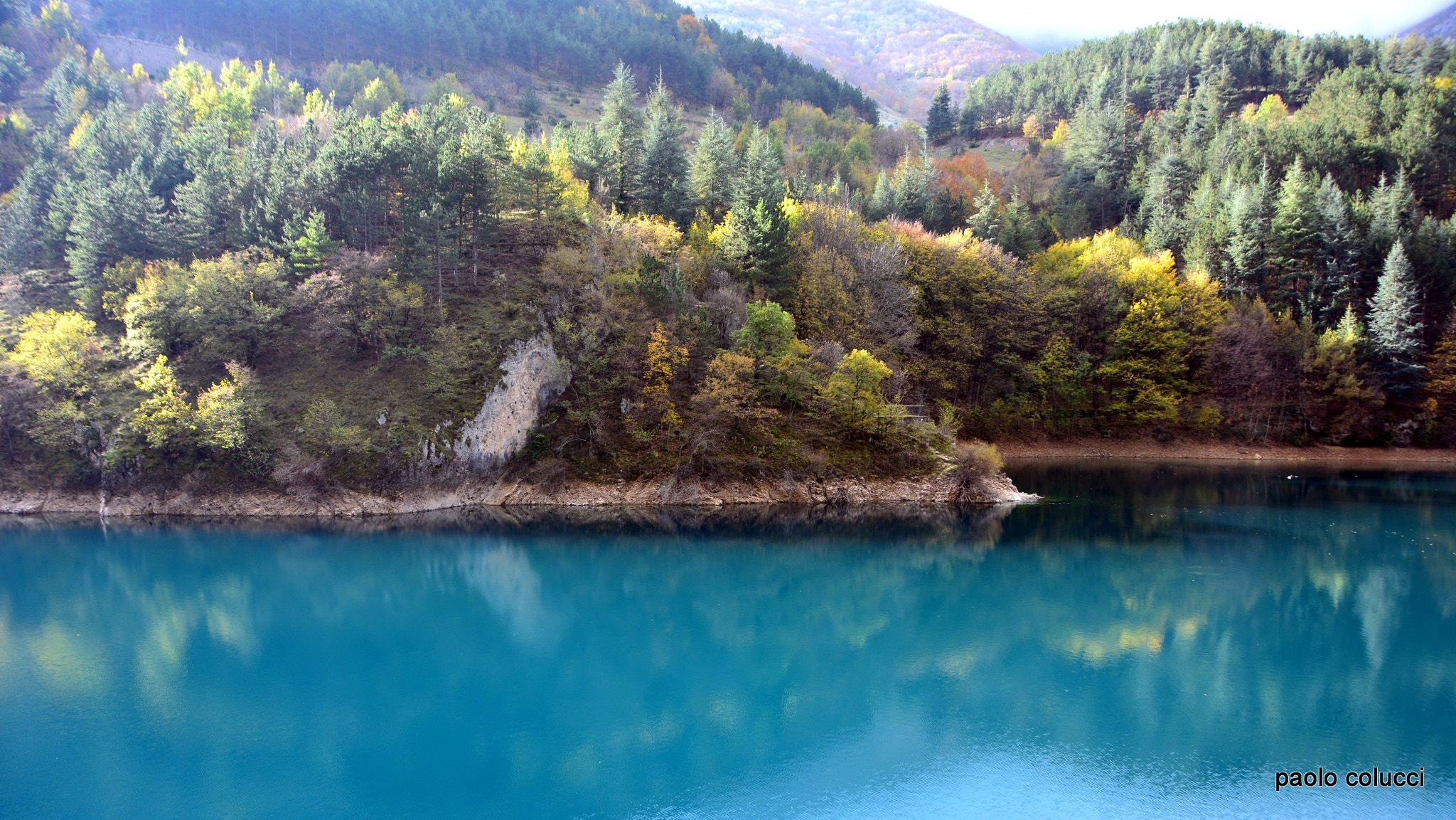 Nikon D5200 + Sigma 18-200mm F3.5-6.3 II DC OS HSM sample photo. Lago di san domenico - gole del sagittario photography