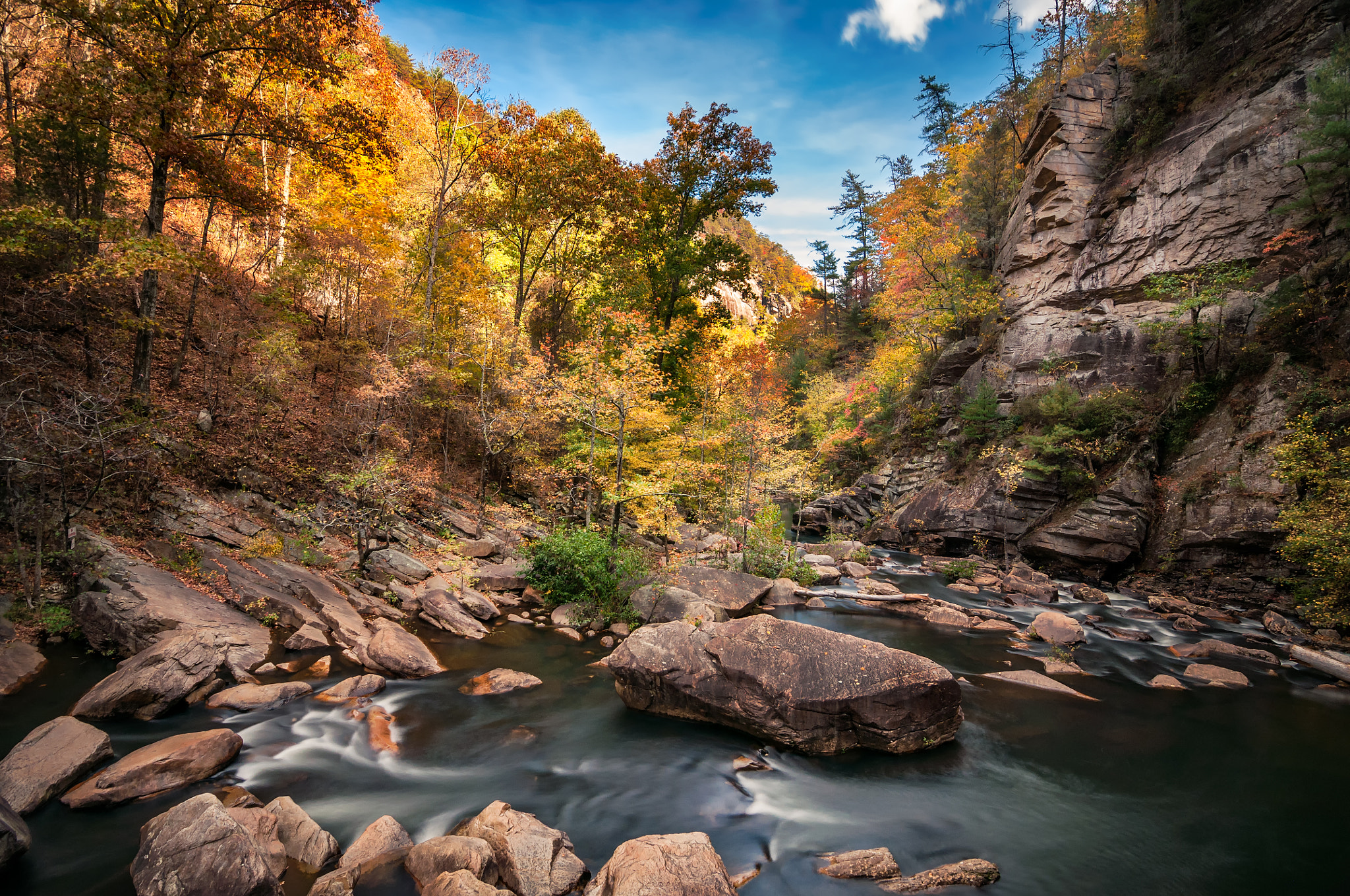 Nikon D90 + Tokina AT-X Pro 11-16mm F2.8 DX II sample photo. Tallulah gorge-ous photography