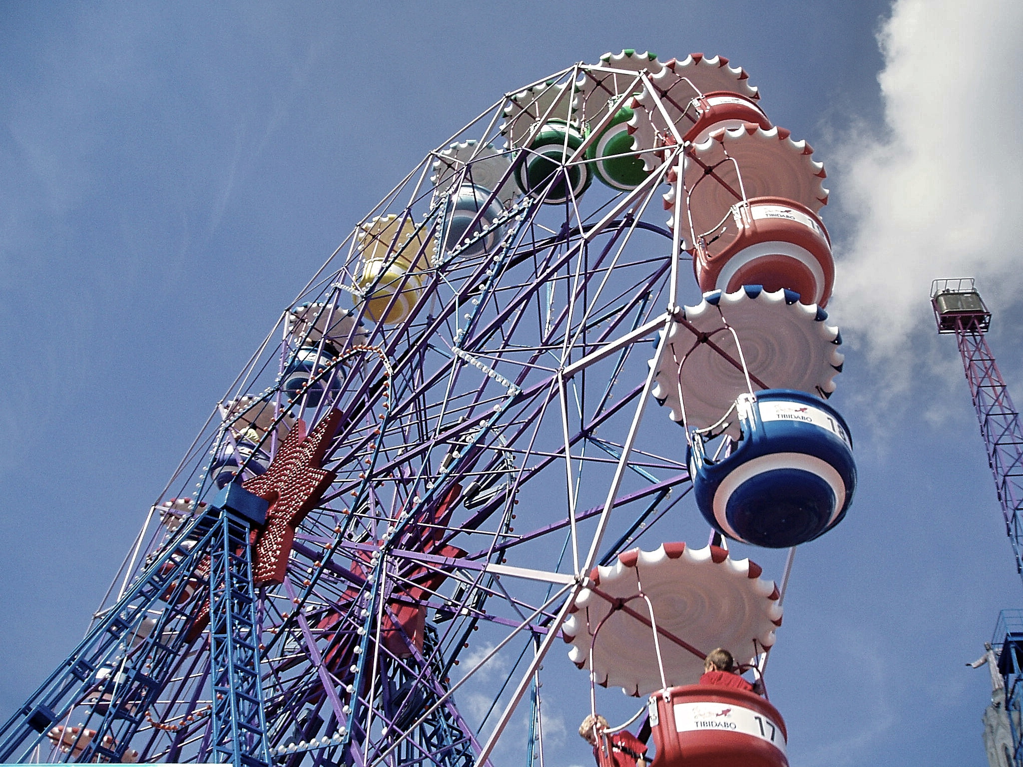 Olympus u10D,S300D,u300D sample photo. Ferris wheel photography
