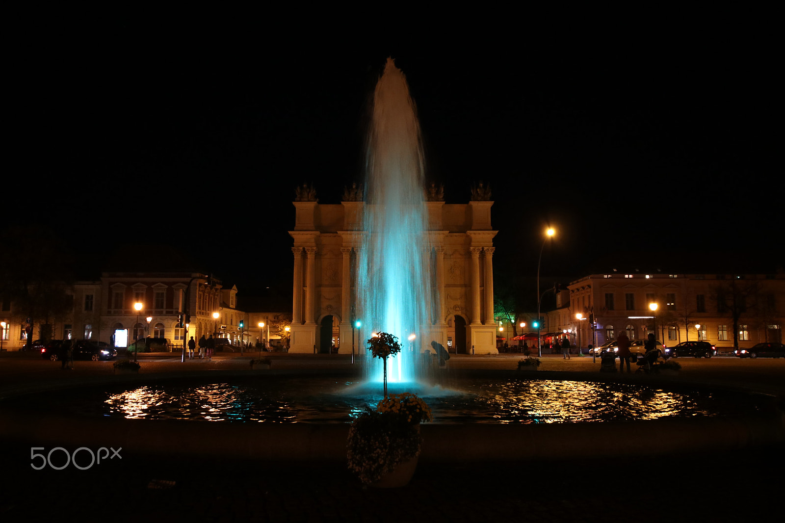Sigma 10-20mm F3.5 EX DC HSM sample photo. Brunnen in potsdam photography