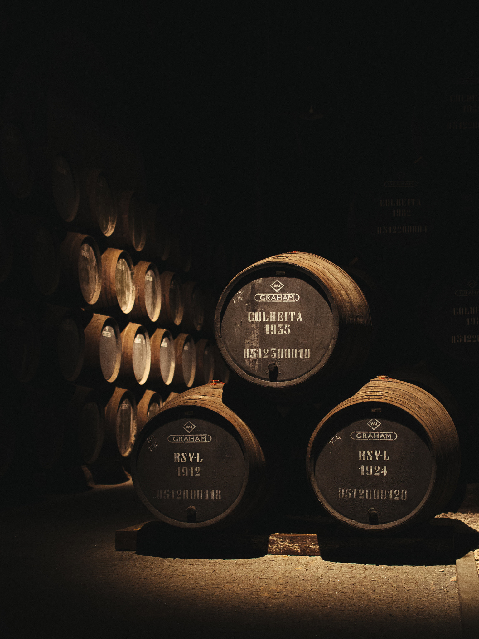 Olympus OM-D E-M5 + Olympus M.Zuiko Digital 25mm F1.8 sample photo. Graham's port tawny barrels photography