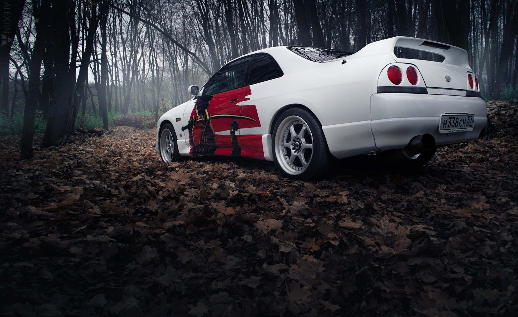 Nikon AF-S Nikkor 28-70mm F2.8 ED-IF sample photo. Nissan skyline r33 v8 photography