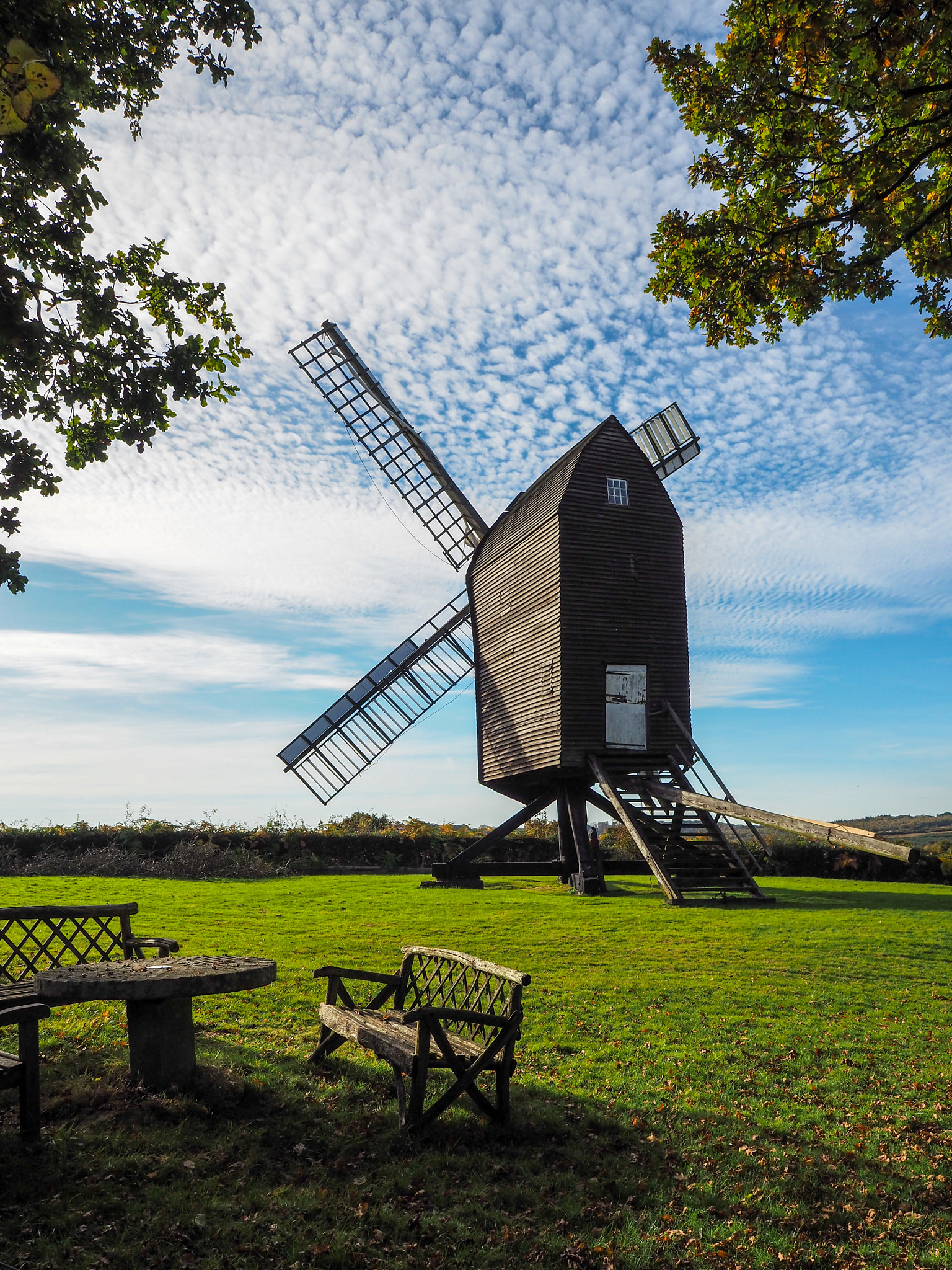 Olympus PEN-F + OLYMPUS M.12mm F2.0 sample photo. View of nutley windmill in the ashdown forest photography