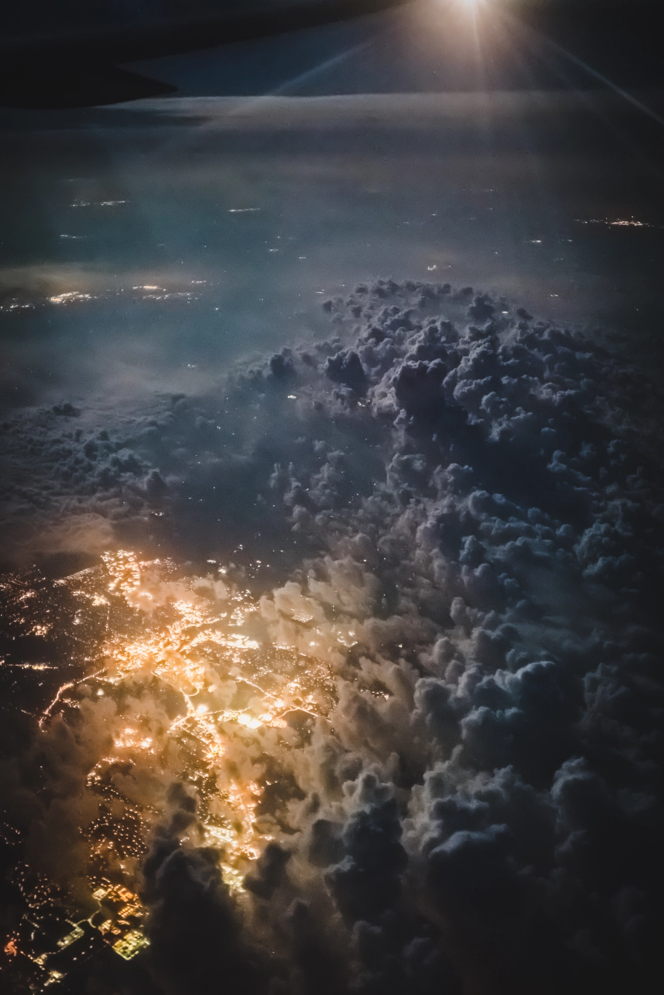 Sony a7R II + E 35mm F2 sample photo. 30,000 ft over nebraska photography