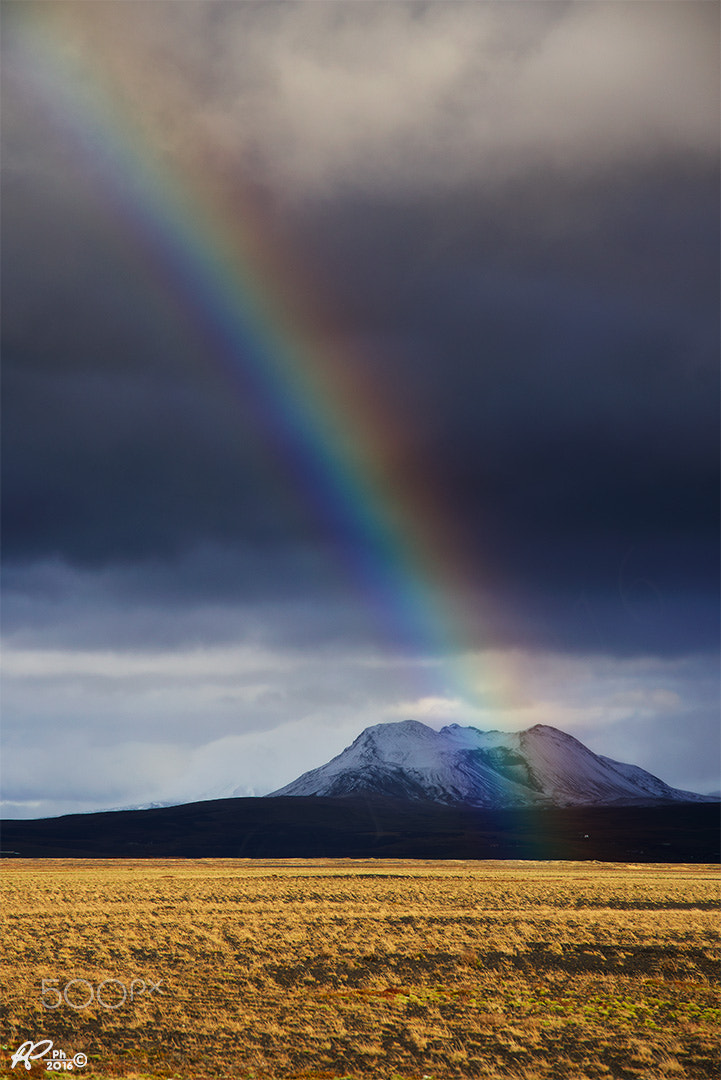 VR 24-105mm F/4.0 G sample photo. Rainbow on eyjafjallajokull (iceland) photography