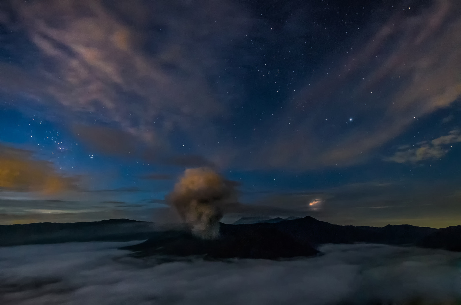 Pentax K-5 IIs + Sigma AF 10-20mm F4-5.6 EX DC sample photo. Before sunrise @ bromo viewpoint photography