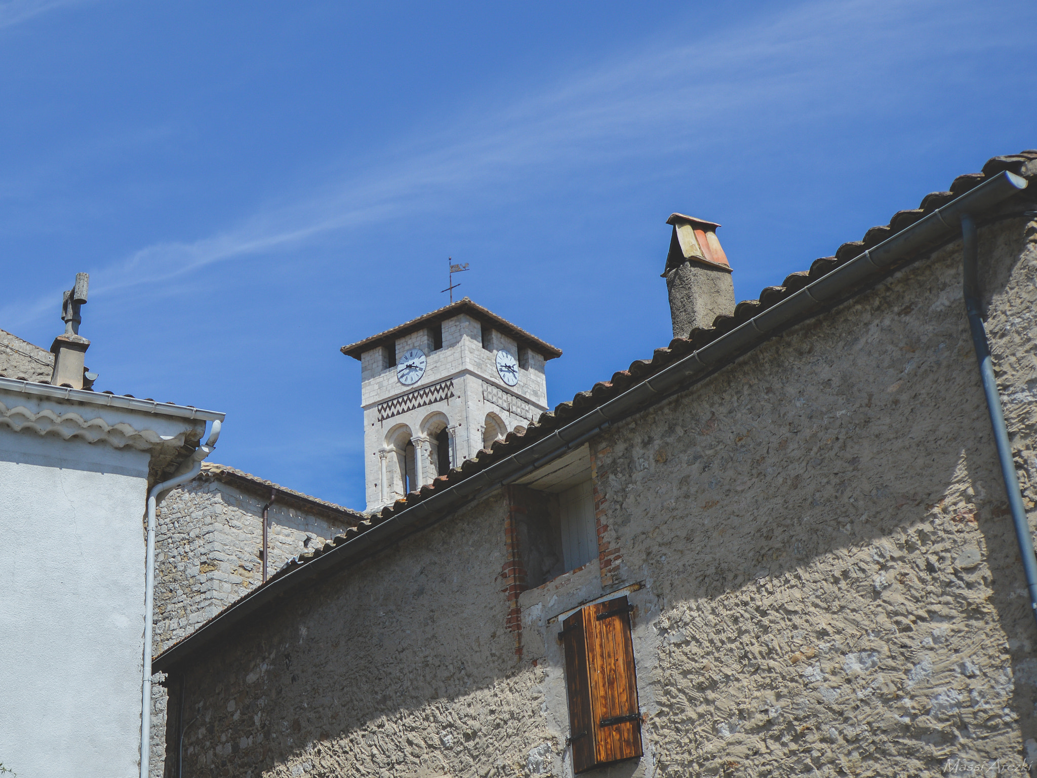 Nikon D3200 sample photo. Clocher de ruoms photography