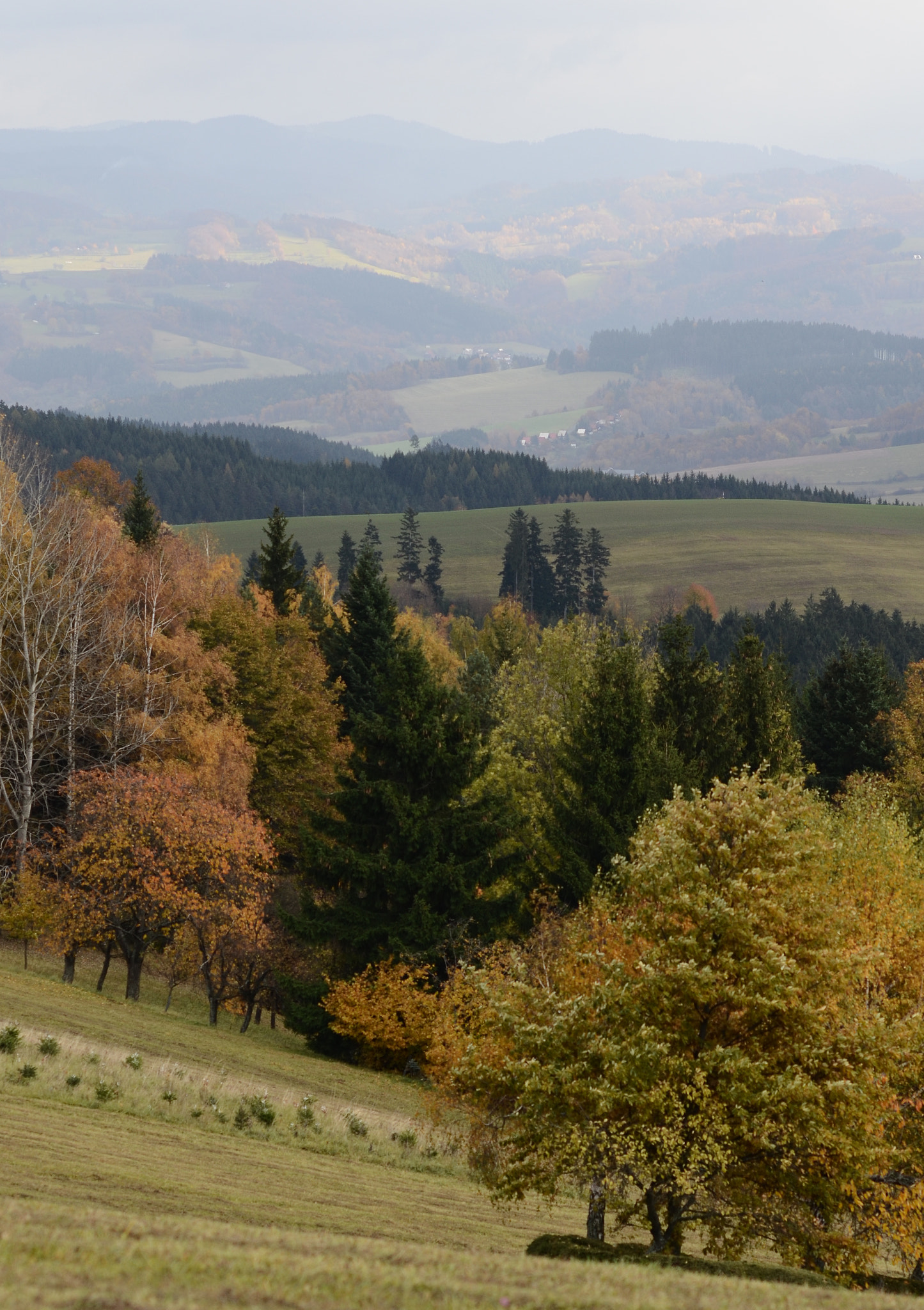 Manual Lens No CPU sample photo. A quick view on autumn hills photography