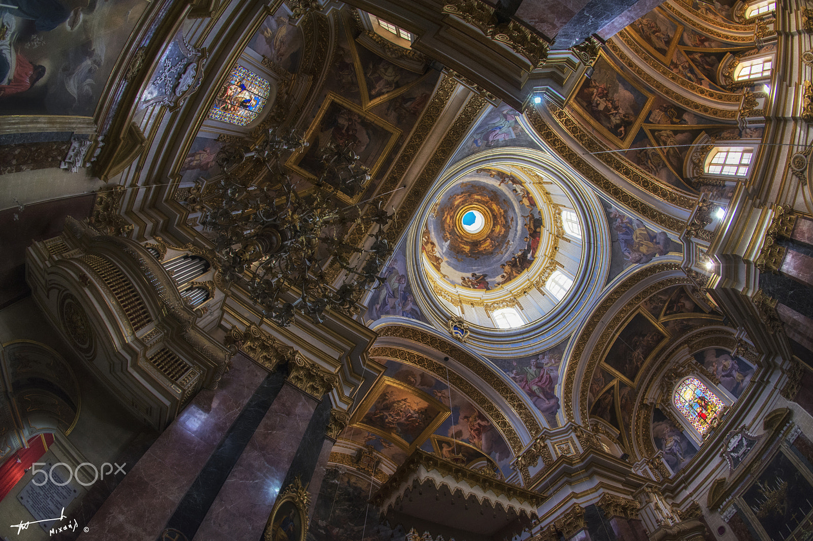 Nikon D7100 + Sigma 10mm F2.8 EX DC HSM Diagonal Fisheye sample photo. Mdina cathedral photography