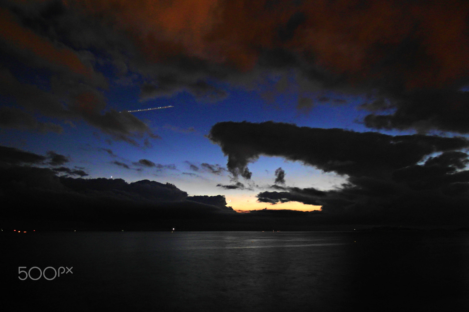 Samsung EX1 sample photo. Sunset in marseille photography