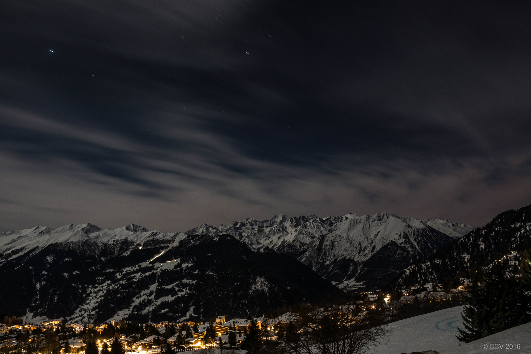 Sony DT 18-135mm F3.5-5.6 SAM sample photo. Nuit glacée photography