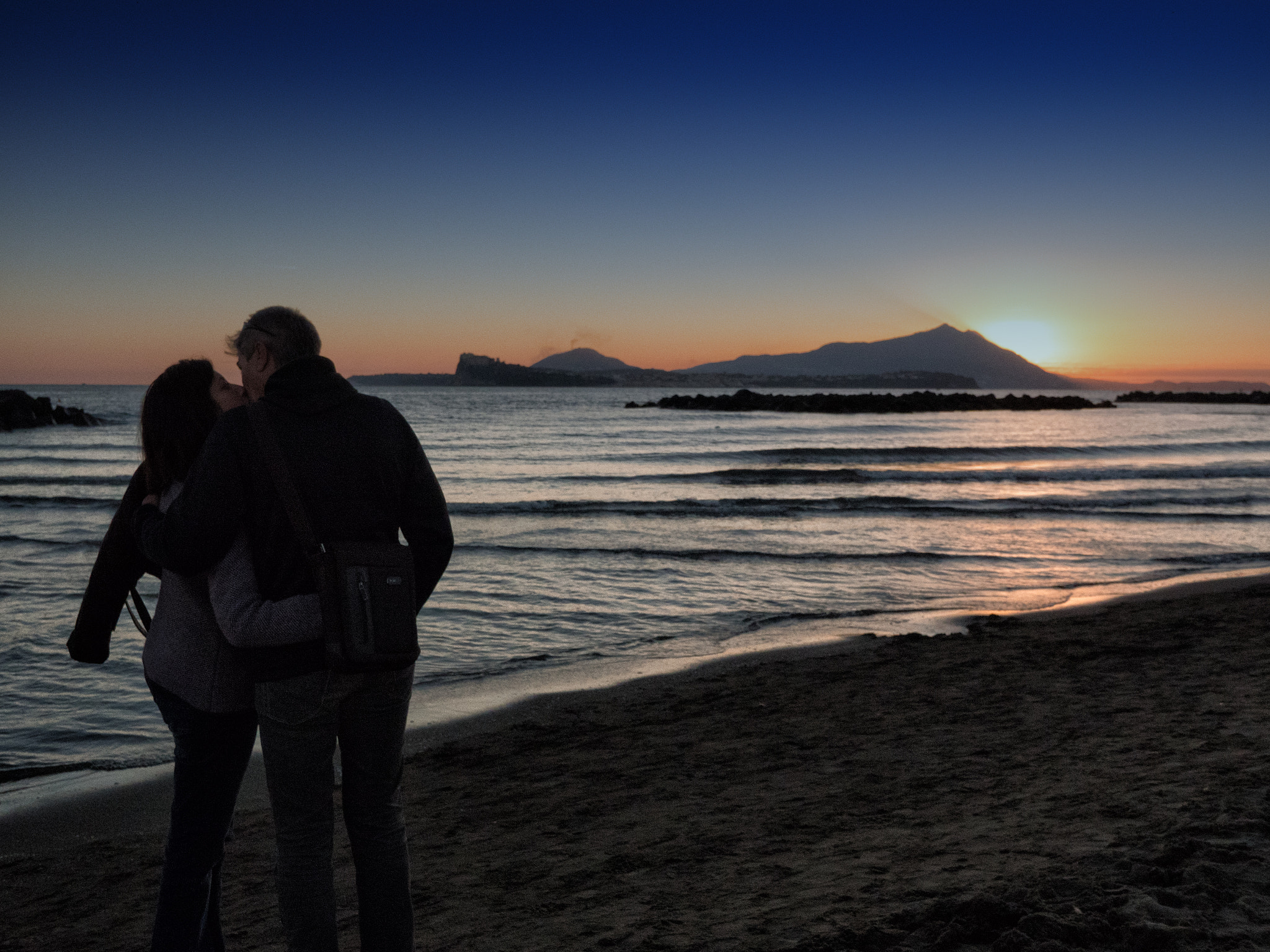 Olympus PEN-F + OLYMPUS M.9-18mm F4.0-5.6 sample photo. Lovers at capo miseno photography