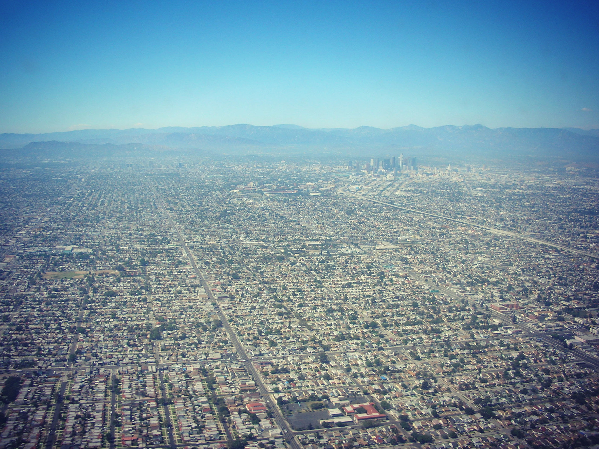 Nikon S1 sample photo. La from the sky photography