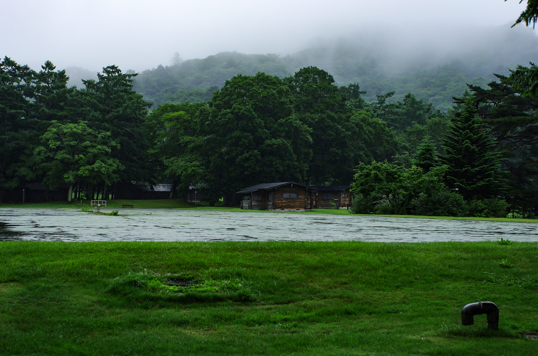 Pentax K-5 II + Pentax smc FA 43mm F1.9 Limited sample photo. Morning with fog from mountain photography