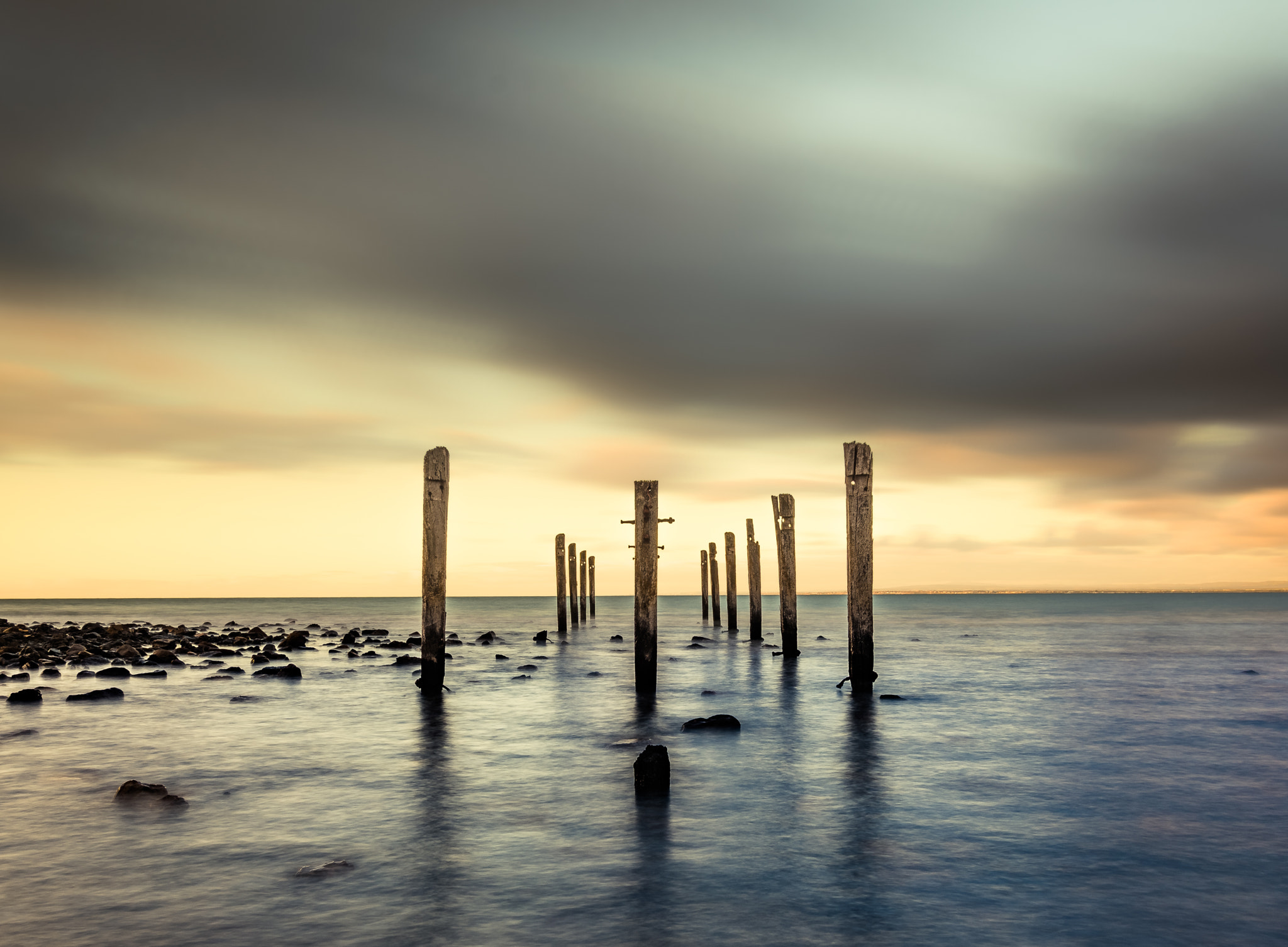 Sigma 10-20mm F3.5 EX DC HSM sample photo. Old jetty at myponga beach photography