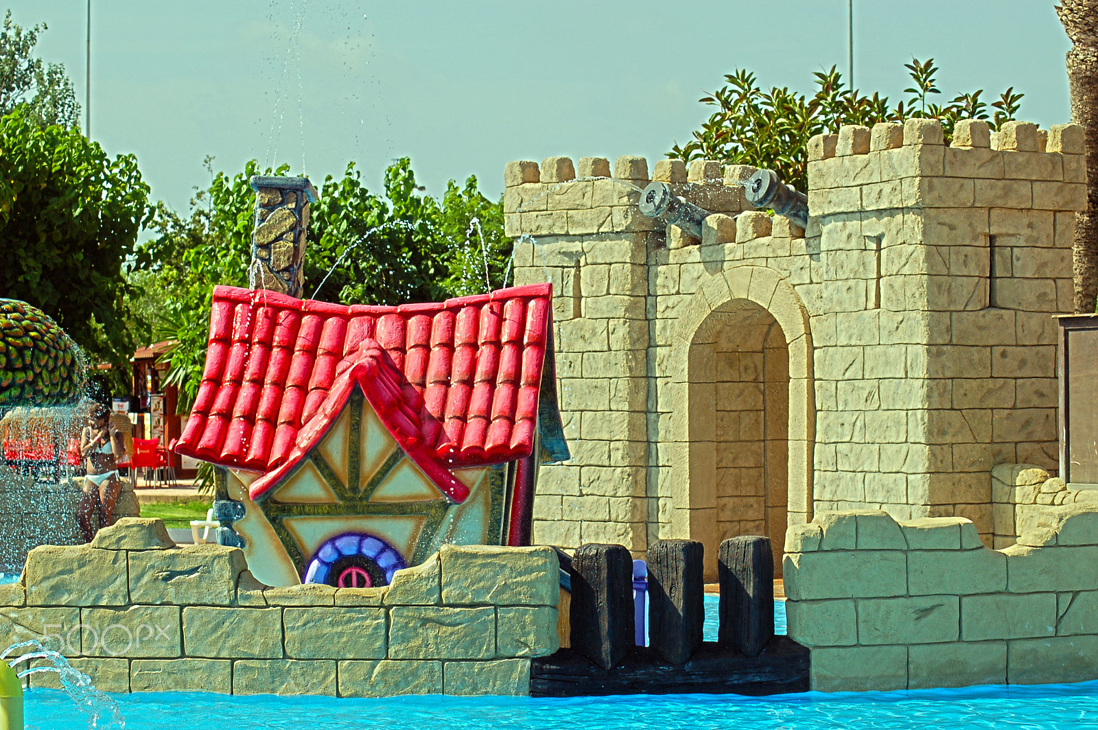 Nikon D50 sample photo. Aquapark photography