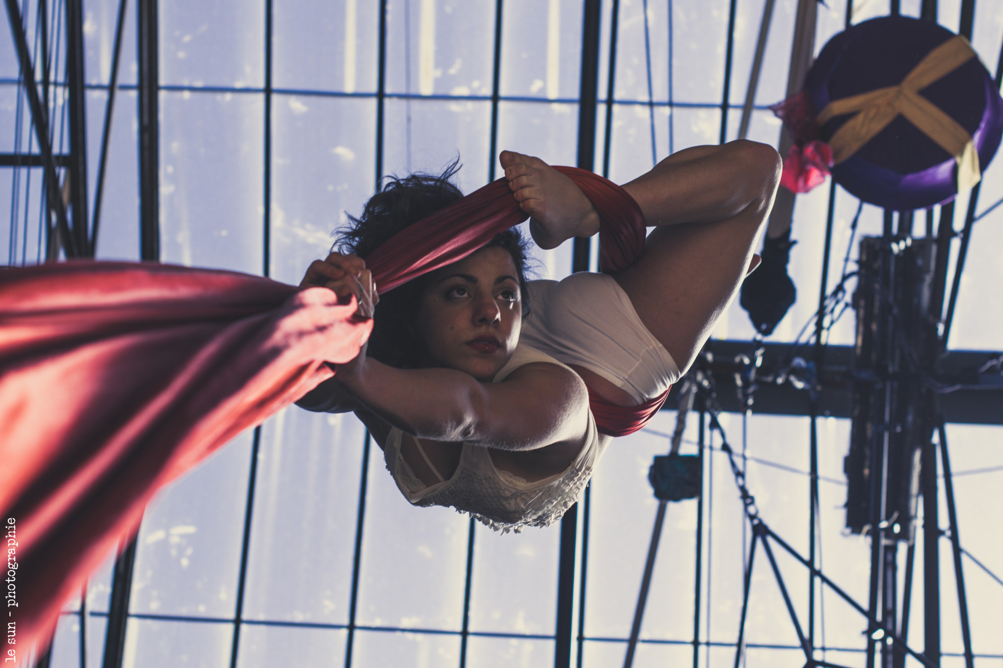 Nikon D3300 + Nikon AF-S Nikkor 50mm F1.4G sample photo. Sofi - aerialist photography