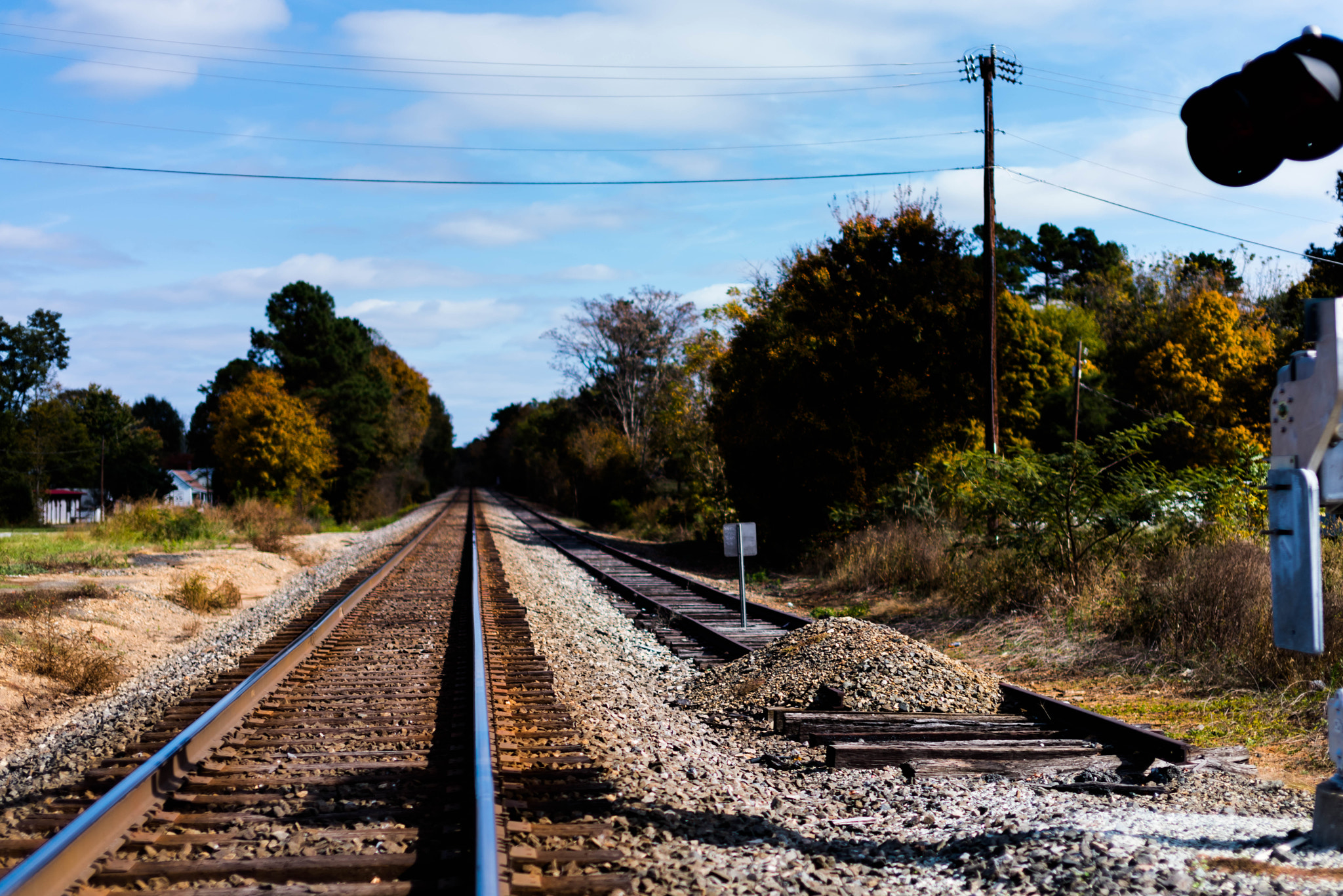 Pentax K-1 + Sigma 50mm F1.4 EX DG HSM sample photo. Train tracks photography