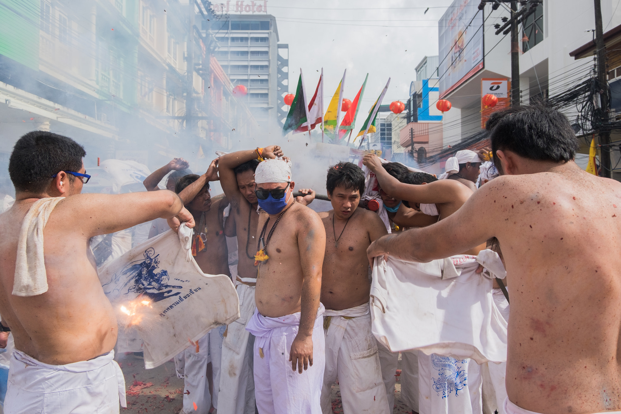 Fujifilm XC 16-50mm F3.5-5.6 OIS II sample photo. Phuket vegetarian festival photography