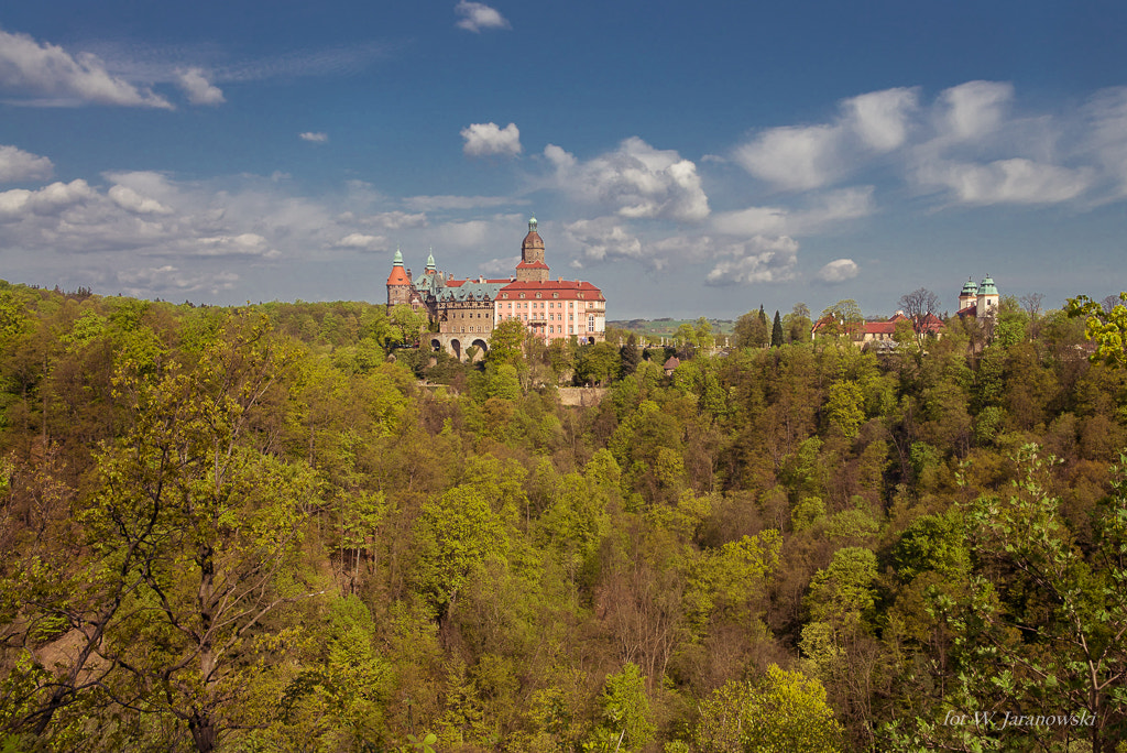 Nikon D610 + Nikon AF-S Nikkor 28mm F1.8G sample photo. Zamek książ wałbrzych, poland photography