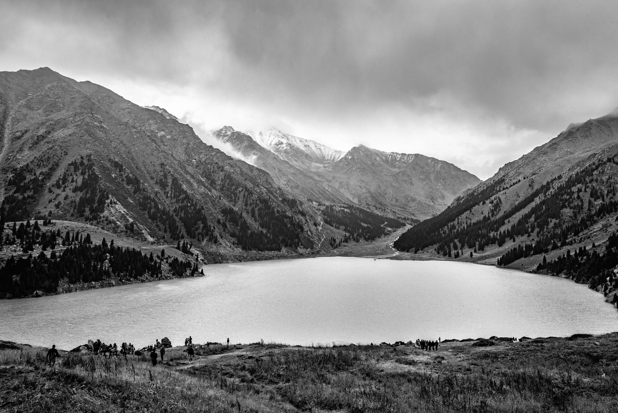 Nikon D750 + AF Nikkor 24mm f/2.8 sample photo. The big almaty lake photography